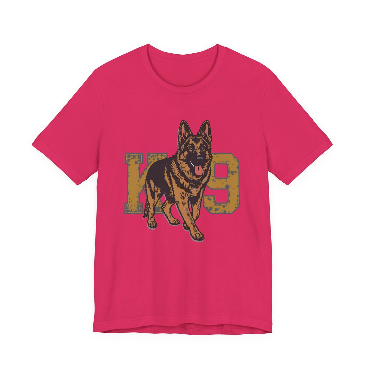 K9 Dog Lover German Shepherd Tee, Pet Owner Gift, Unisex Jersey Shirt