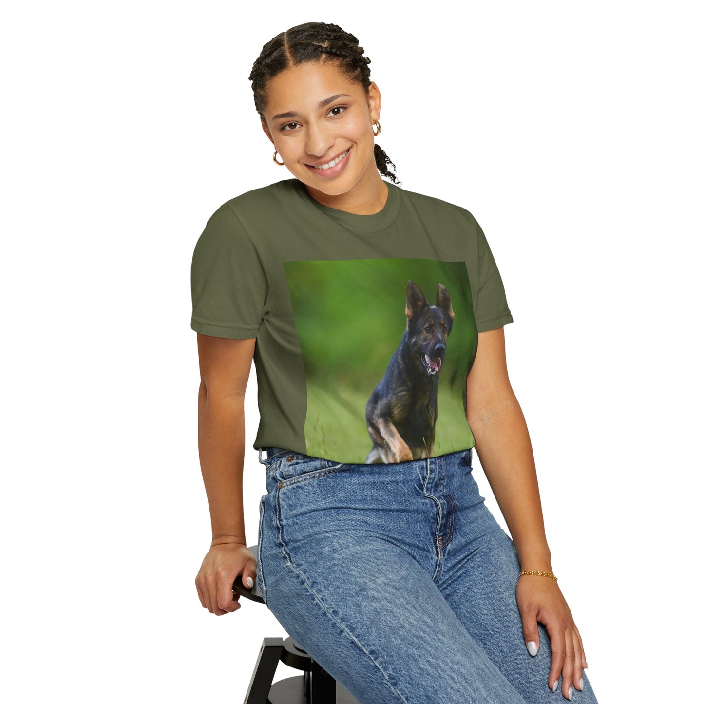 Unisex German Shepherd Lover T-Shirt – Nature Inspired, Perfect for Pet Owners