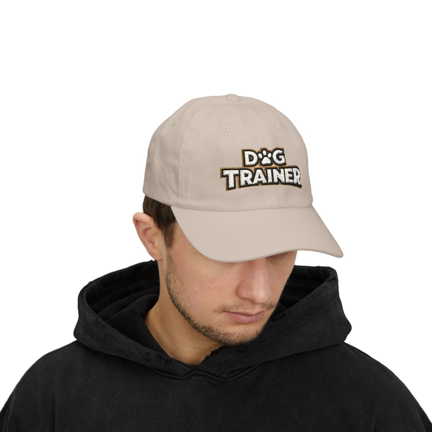 Embroidered Dog Trainer Classic Dad Cap, Adjustable Baseball Cap, Dog Owner Accessory