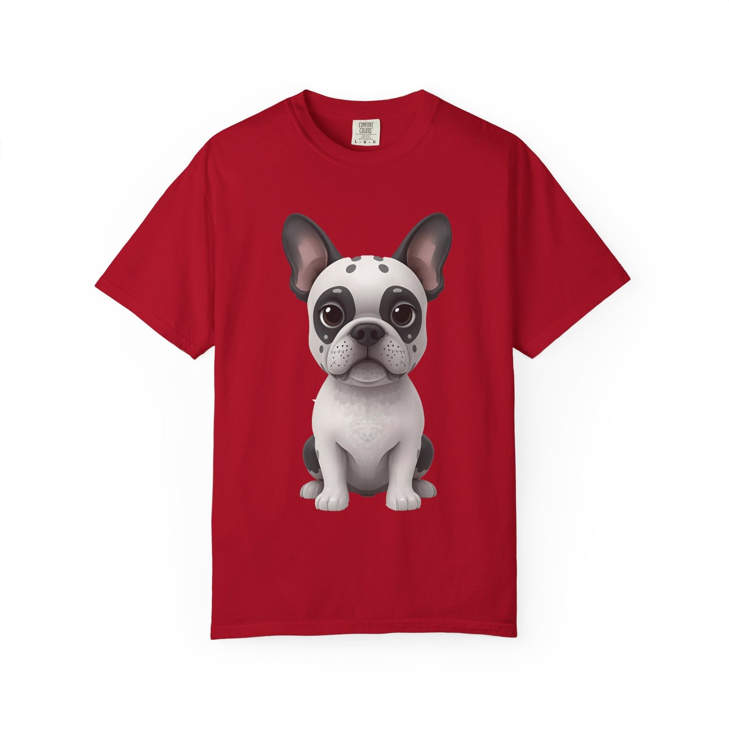 Cute 3D Design French Bulldog Unisex T-shirt, Animal Lover Gift