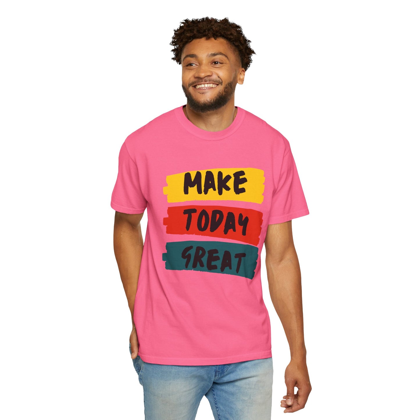 Motivational Unisex T-Shirt - Make Today Great, Casual Wear, Gifts for Her, Gifts for Him, Inspirational Tee, Everyday Comfort