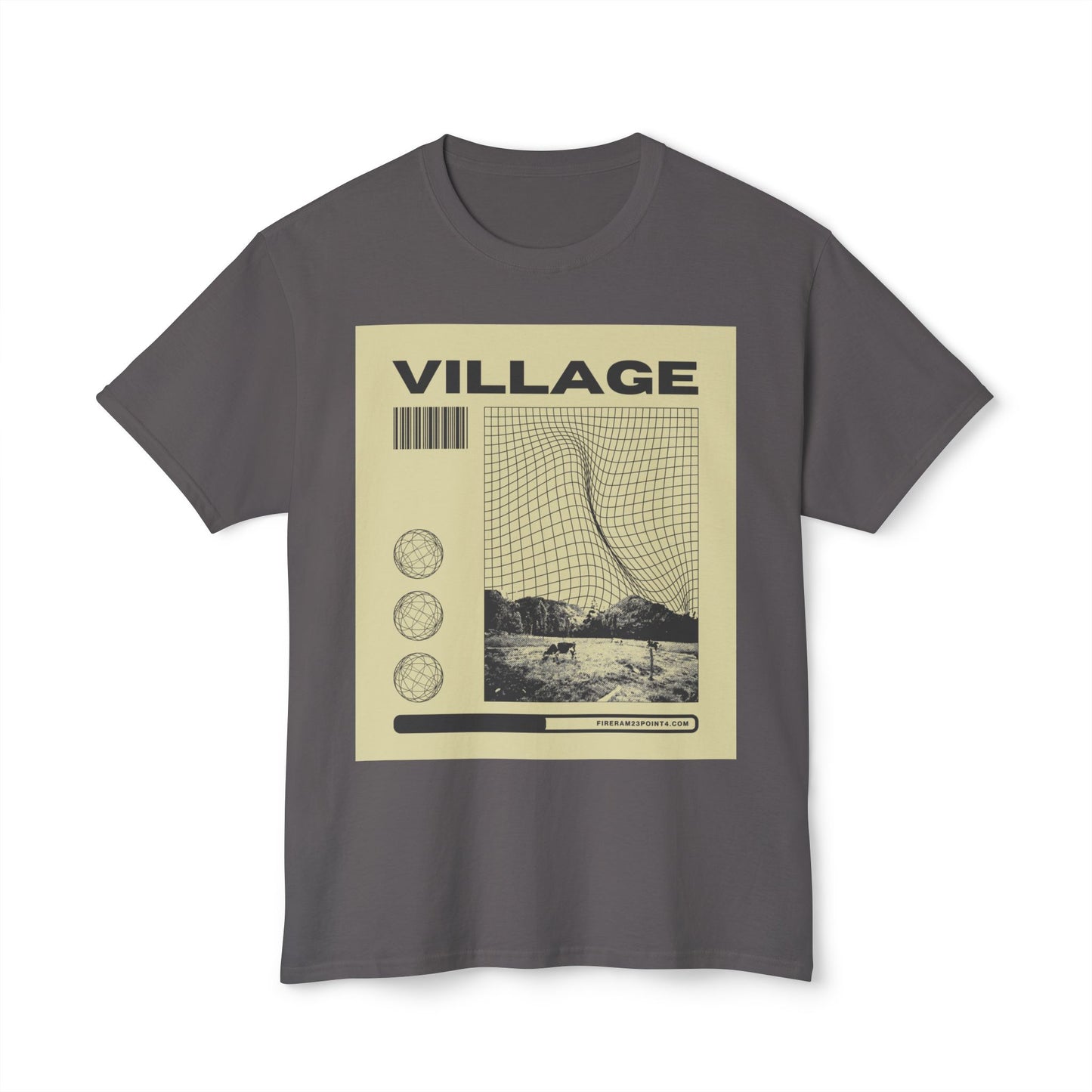 Retro Village Graphic Unisex T-Shirt | Casual Wear, Vintage Style, Gift for Travel Lovers, Graphic Tee, Statement Shirt