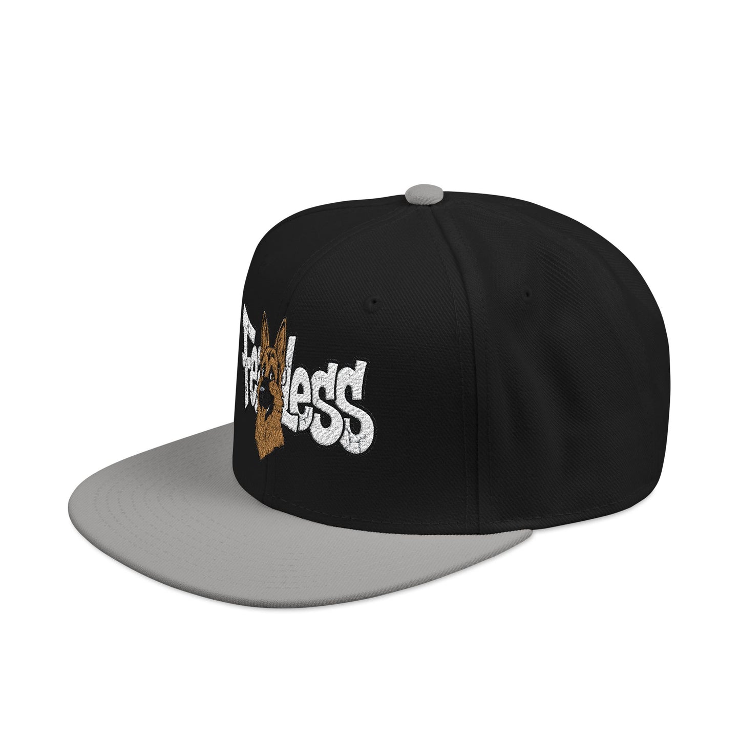 German Shepherd Embroidered Snapback Hat - Fearless