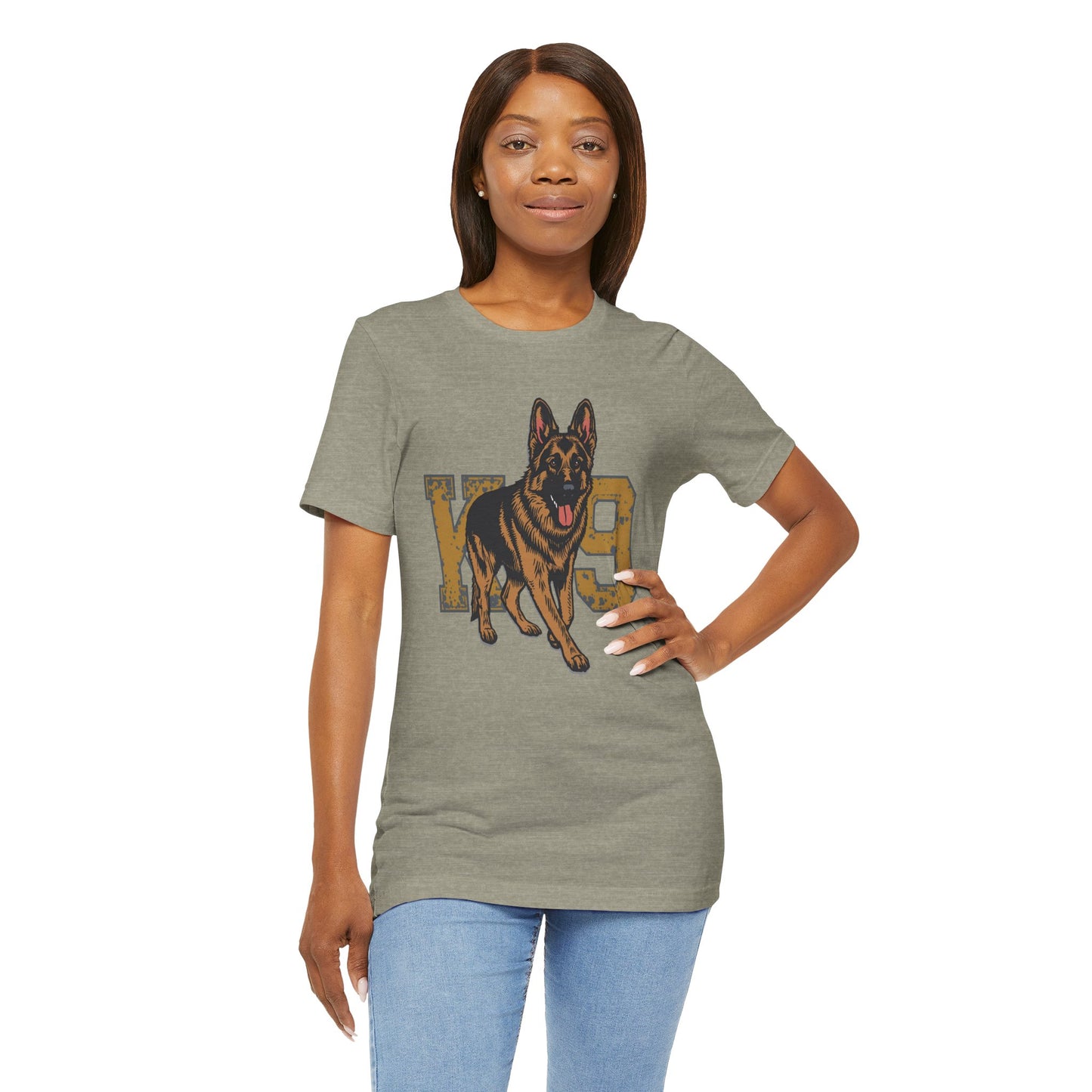 K9 Dog Lover German Shepherd Tee, Pet Owner Gift, Unisex Jersey Shirt