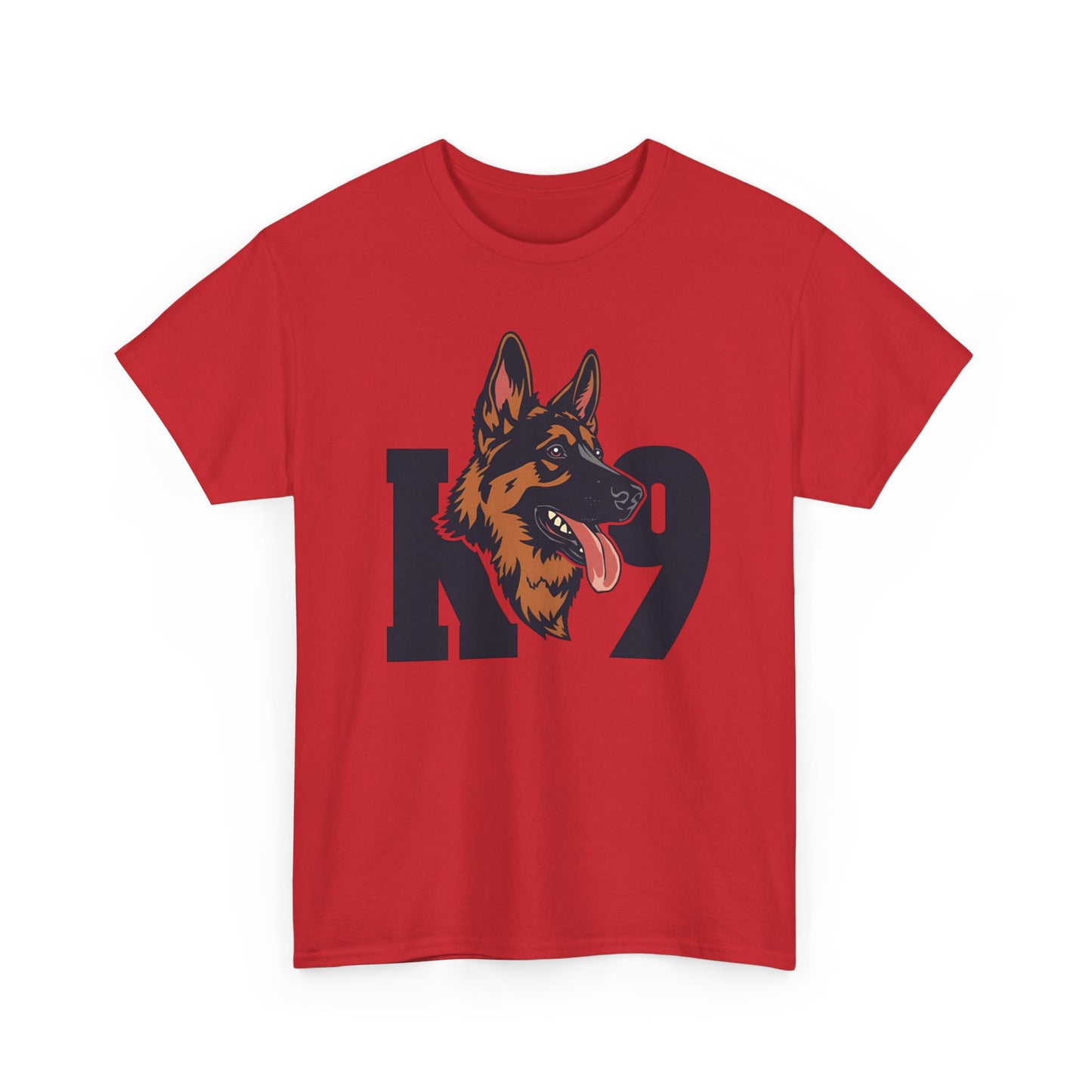 German Shepherd K9 Lover Unisex Heavy Cotton Tee | Dog Owner Gift, Dog Lover Apparel