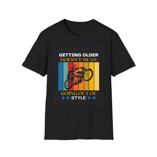 Vintage Motorcycle T-Shirt - Fun Gift for Bikers, Birthday, Unisex Apparel, Casual Wear, Fashion Statement