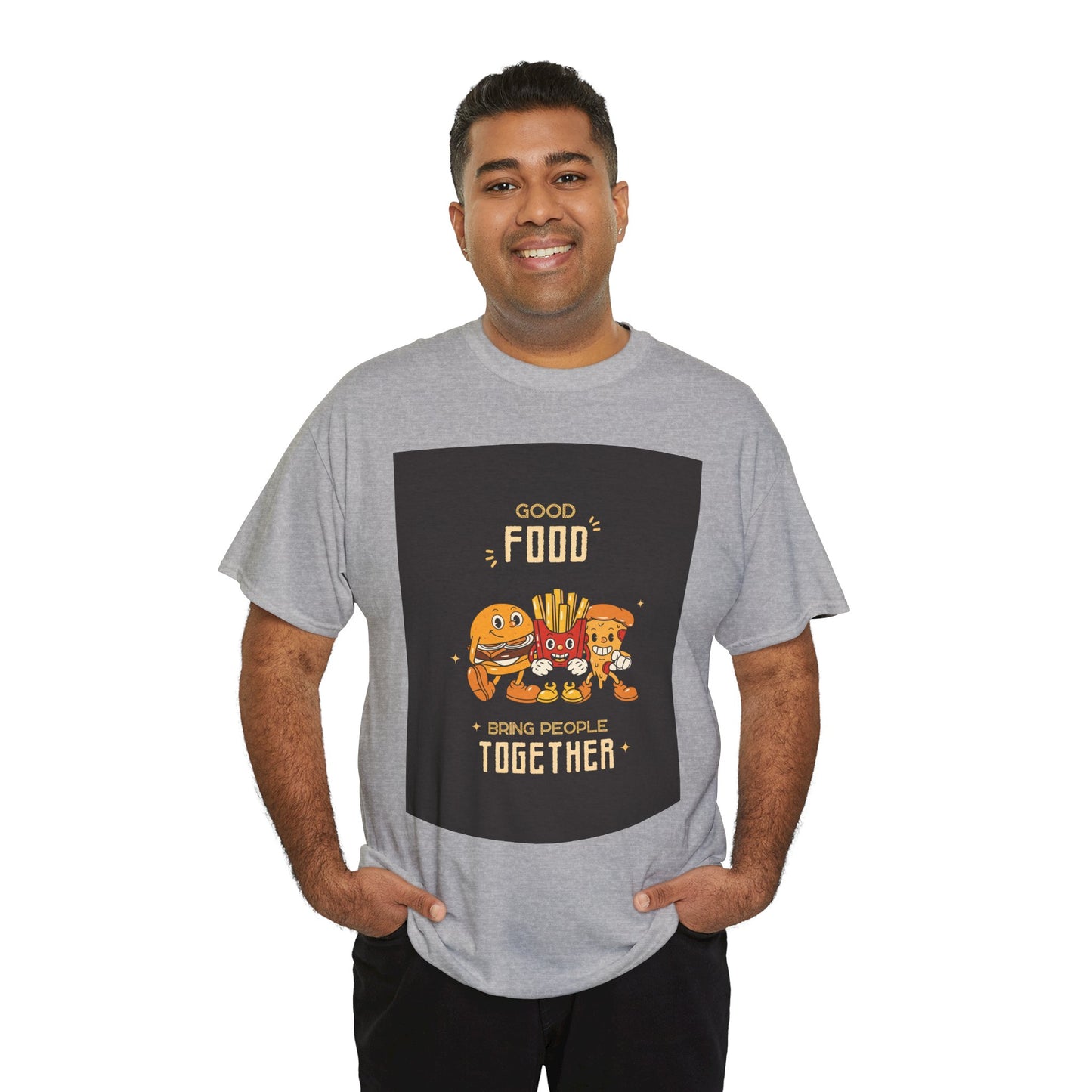 Good Food Unisex Tee | Fun Foodie Shirt, Gift for Food Lovers, Casual Wear, Kitchen Humor, BBQ Party