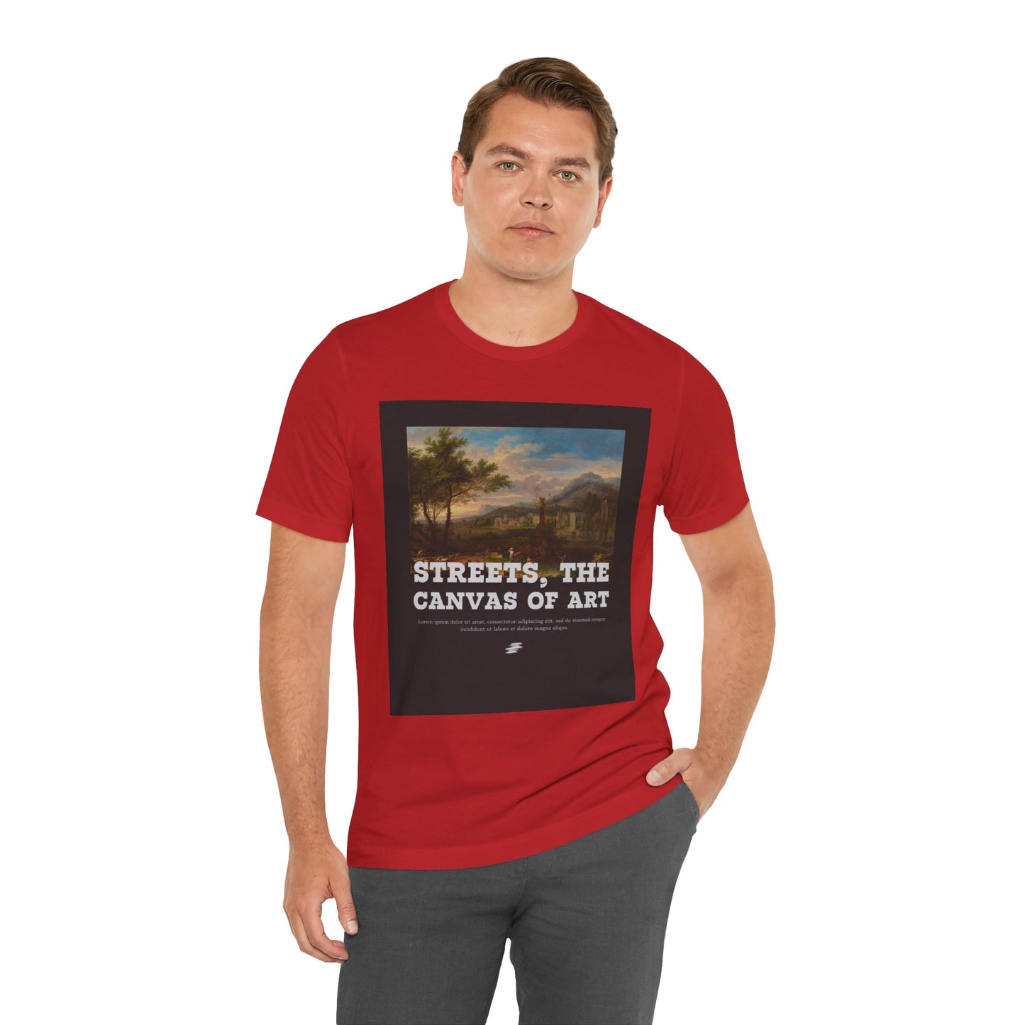 Artistic Graphic Tee - Streets, the Canvas of Art | Unisex Short Sleeve Shirt, Gift for Artists, Art Lovers, Casual Wear, Unique Gifts
