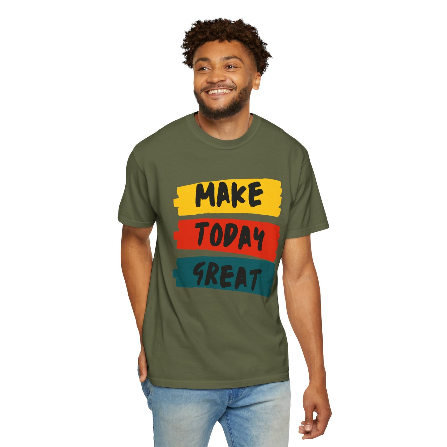 Motivational Unisex T-Shirt - Make Today Great, Casual Wear, Gifts for Her, Gifts for Him, Inspirational Tee, Everyday Comfort