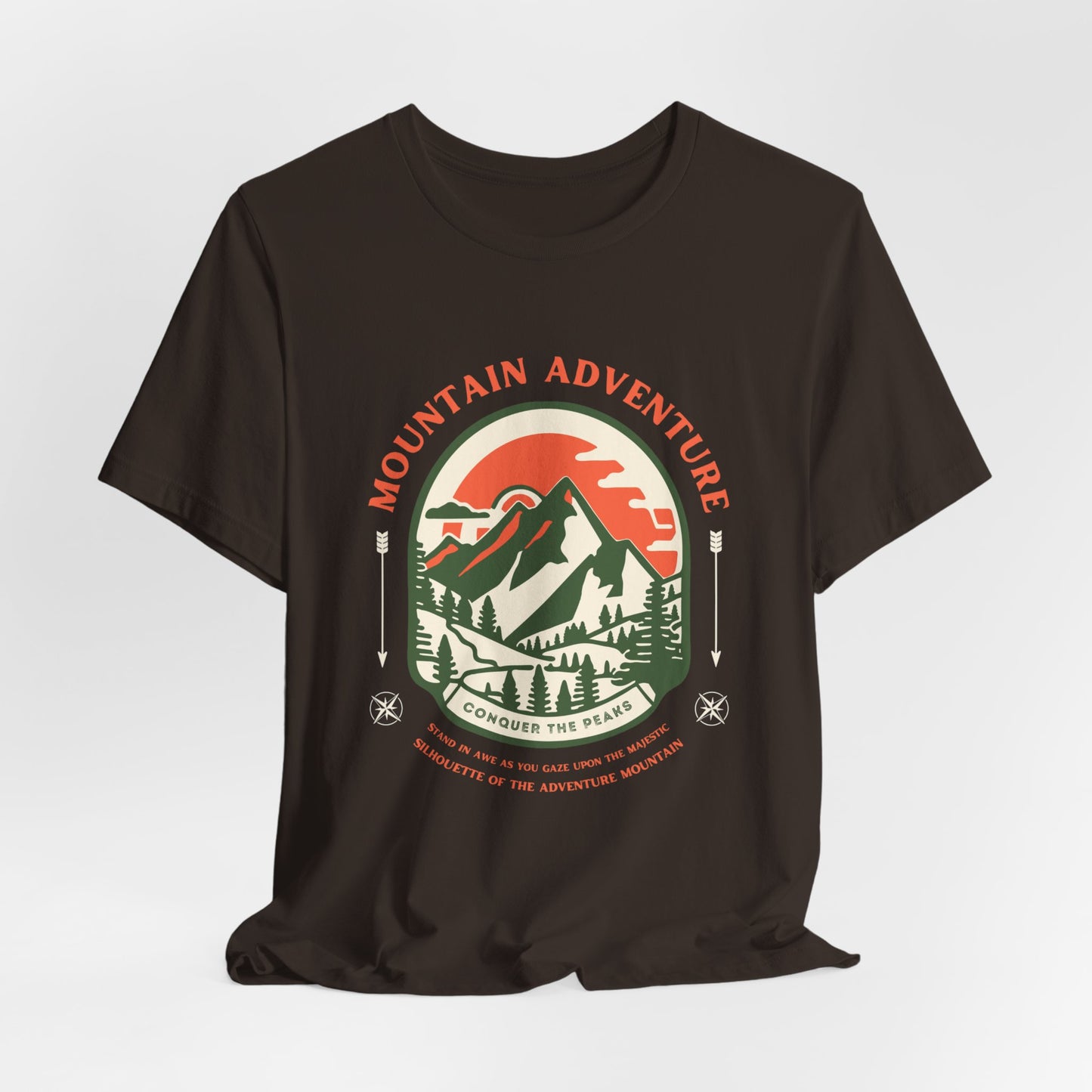 Mountain Adventure Unisex Tee, Outdoor Shirt, Camping Apparel, Hiking Gift, Nature Lover T-Shirt, Adventurer's Top