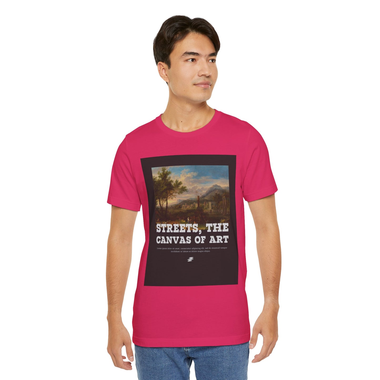 Artistic Graphic Tee - Streets, the Canvas of Art | Unisex Short Sleeve Shirt, Gift for Artists, Art Lovers, Casual Wear, Unique Gifts