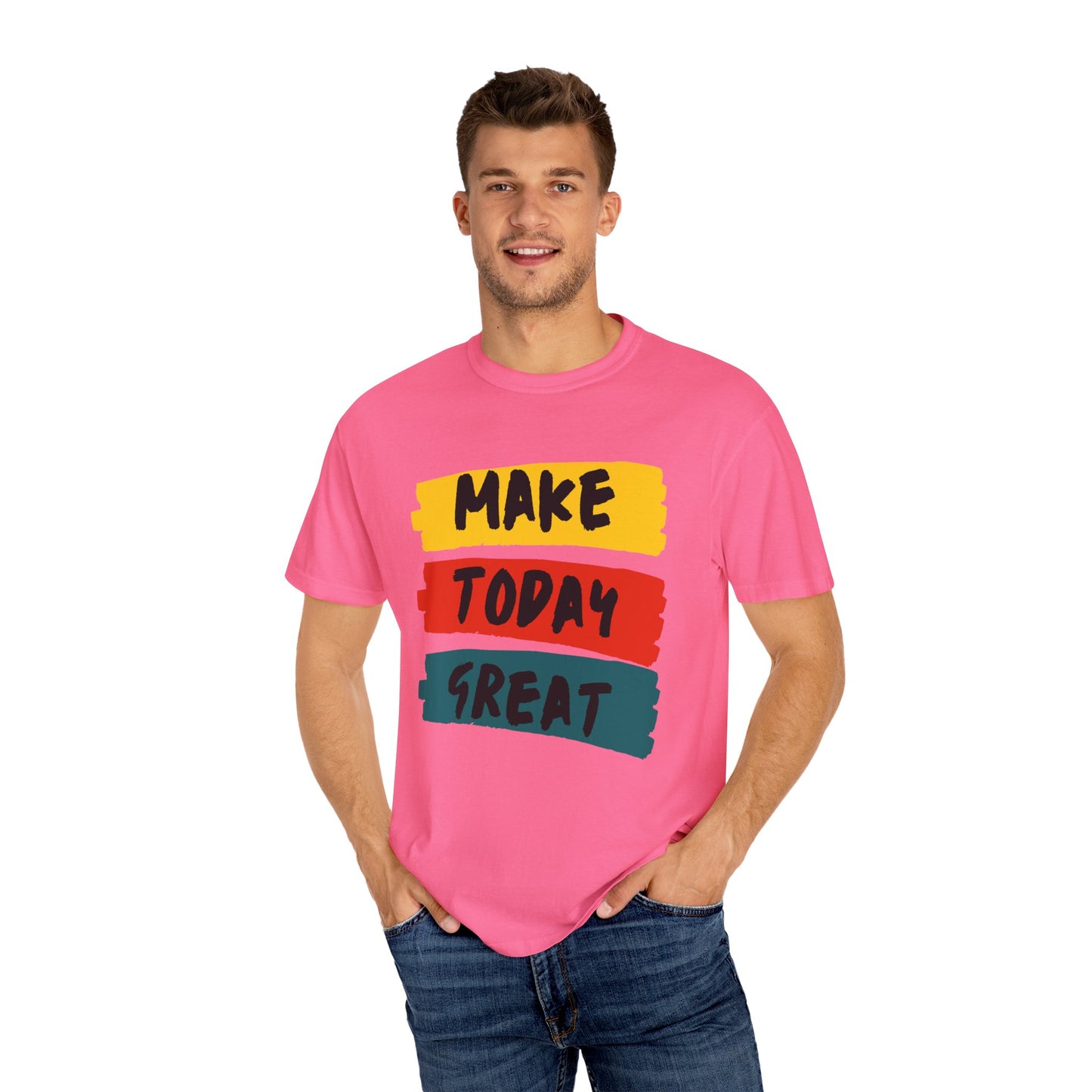 Motivational Unisex T-Shirt - Make Today Great, Casual Wear, Gifts for Her, Gifts for Him, Inspirational Tee, Everyday Comfort