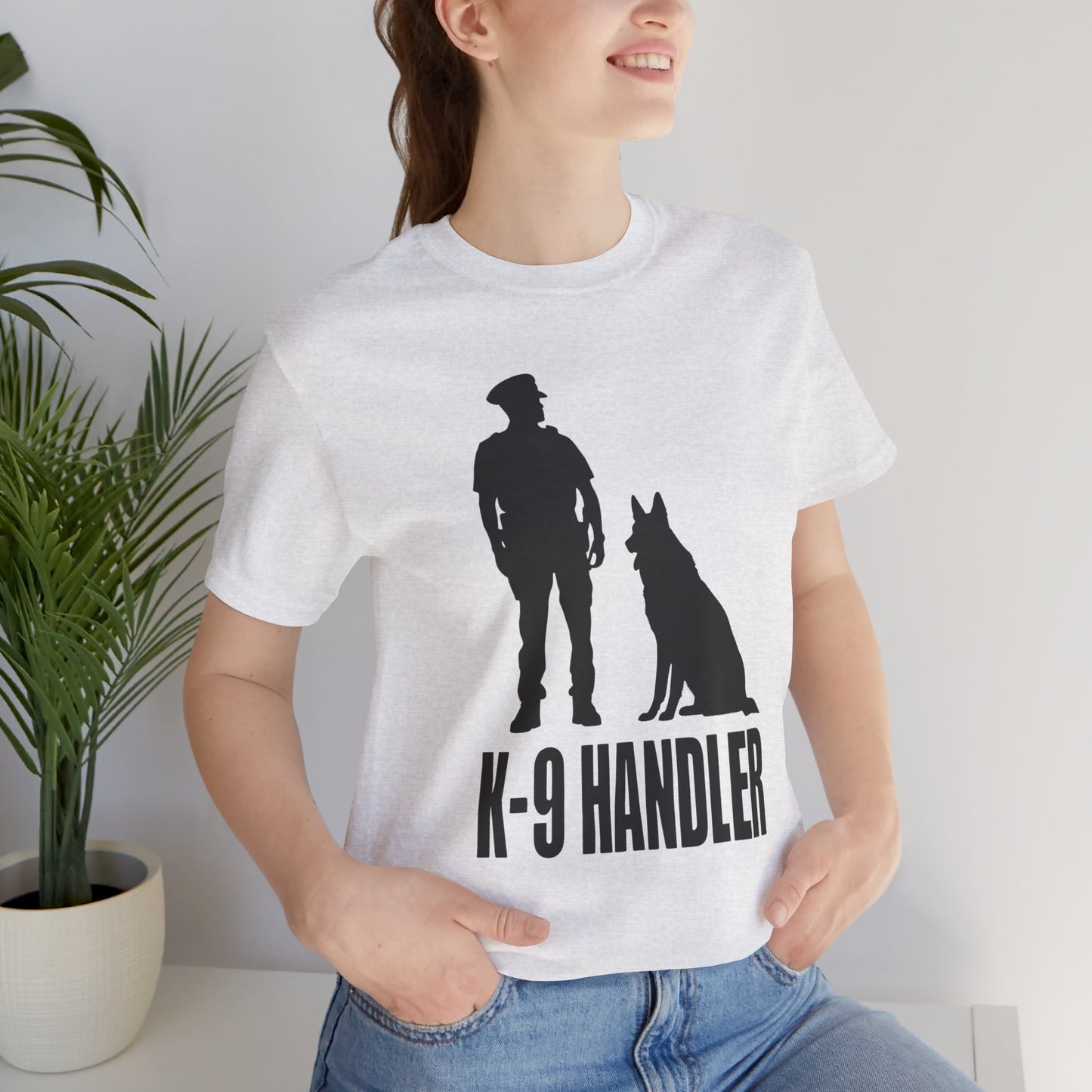 K9 Handler Unisex Tee, Dog Lover Gift, Pet Handler Shirt, Animal Advocate Apparel, Canine Enthusiast Top, Training Gear