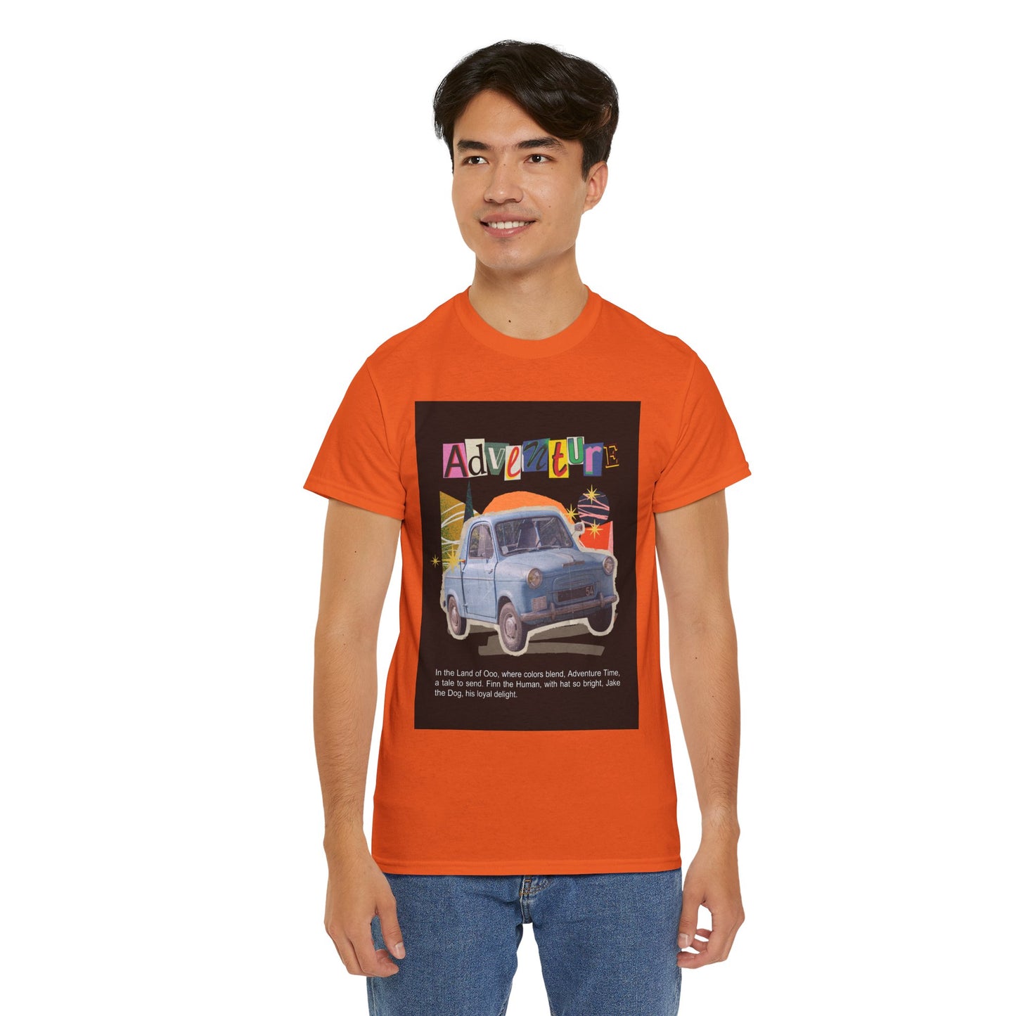 Adventure-Themed Unisex Cotton Tee, Retro Car Graphic Tee, Travel T-Shirt, Gift for Adventurers, Vintage Exploration Top