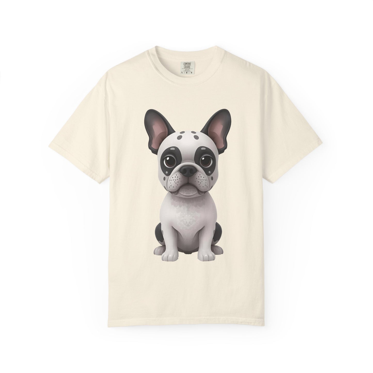 Cute 3D Design French Bulldog Unisex T-shirt, Animal Lover Gift