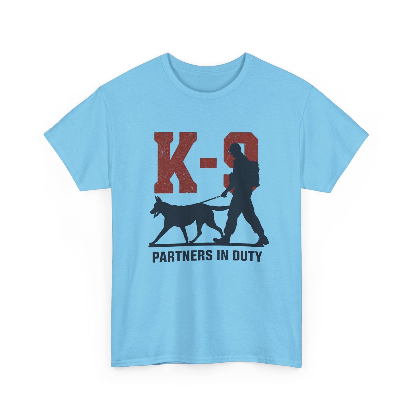 K-9 Partners in Duty Tee, Dog Handler T-Shirt, Dog Lover Tee, Police Dog Apparel, Dog Owner T-Shirt