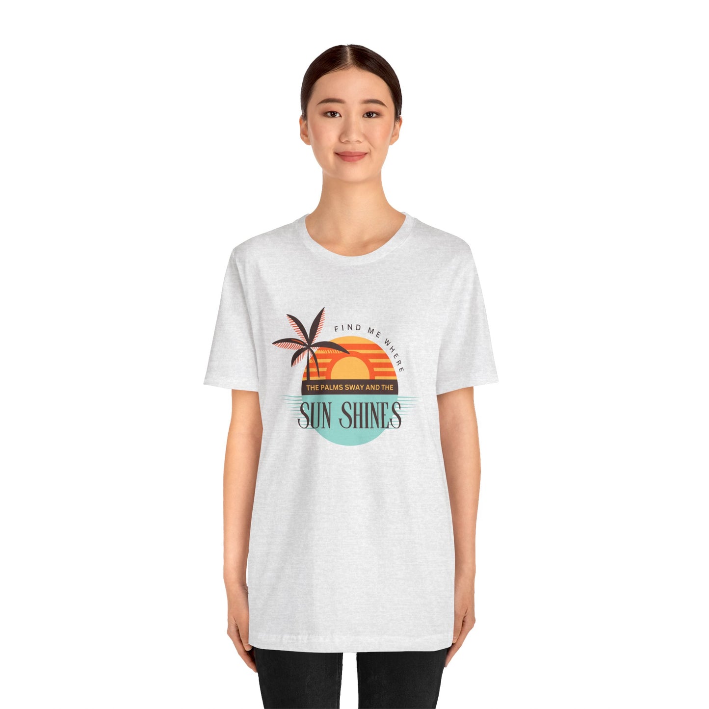 Tropical Vibes Tee - Relaxing Beach Sunset Design for Travelers and Summer Lovers, Perfect Gift for Vacations, Beach Days, and Casual Style