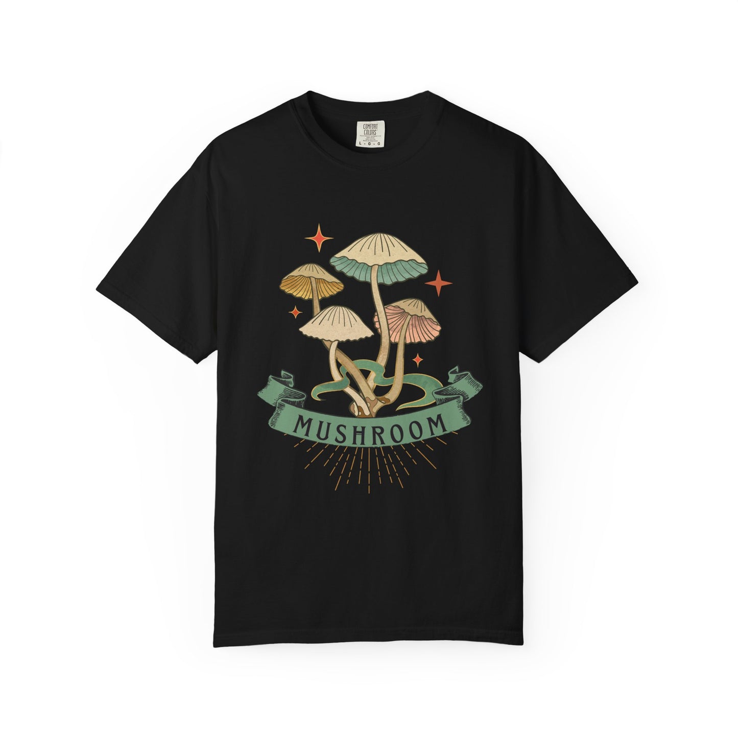 Mushroom Magic T-Shirt, Nature Lover Gift, Unisex Tee, Eco-Friendly Clothing, Summer Style, Festival Outfit