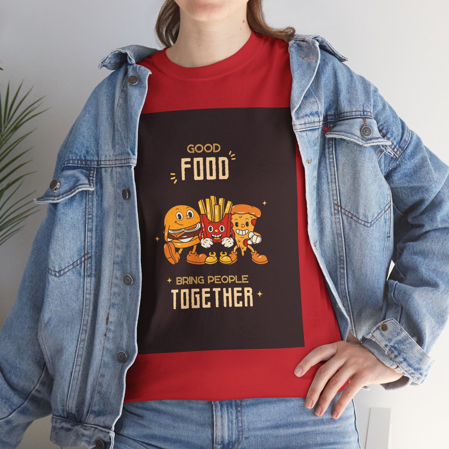 Good Food Unisex Tee | Fun Foodie Shirt, Gift for Food Lovers, Casual Wear, Kitchen Humor, BBQ Party