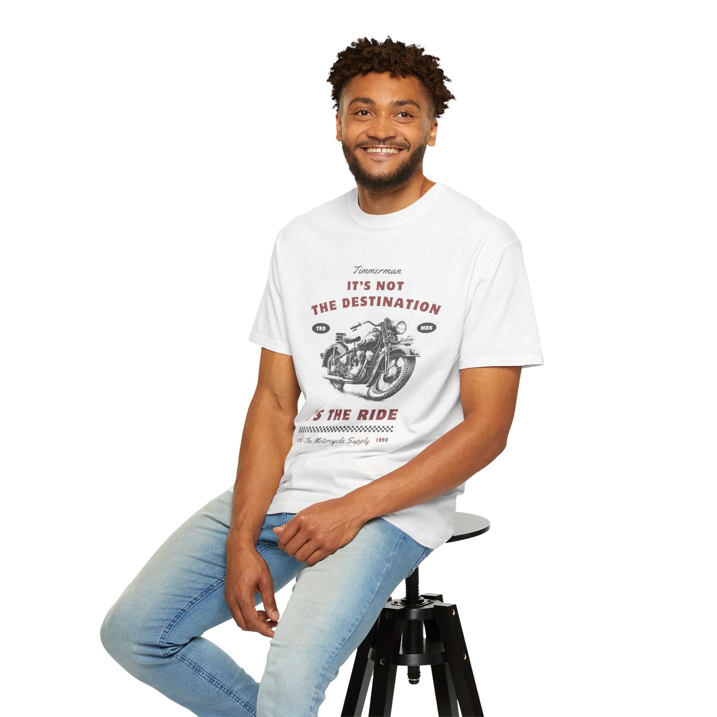 Vintage Motorcycle Ride T-Shirt - It's Not The Destination It's The Ride, Gift for Bikers, Adventure Clothing, Road Trip Outfit
