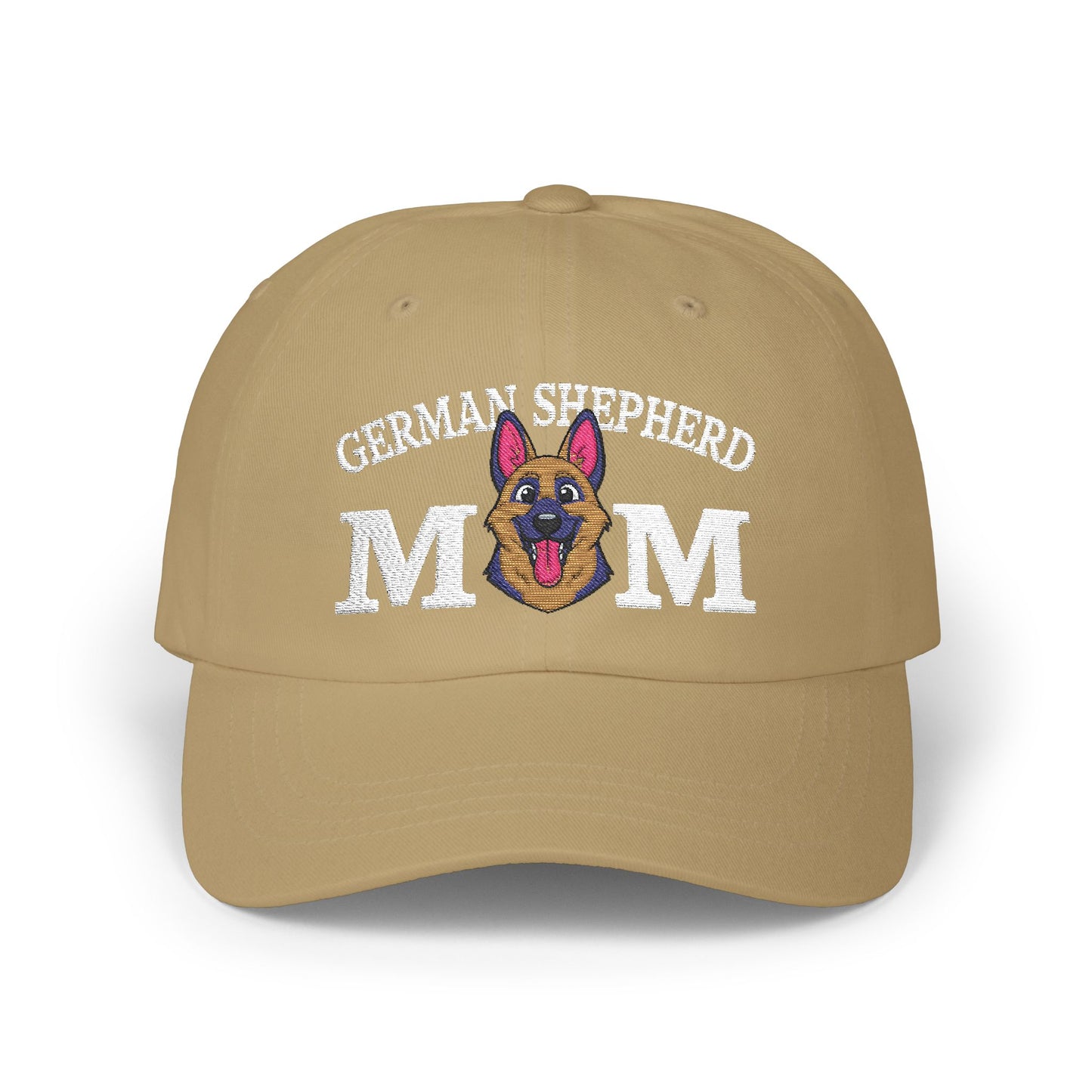 German Shepherd Embroidered Mom Classic Dad Cap - Perfect Gift for Dog Lovers