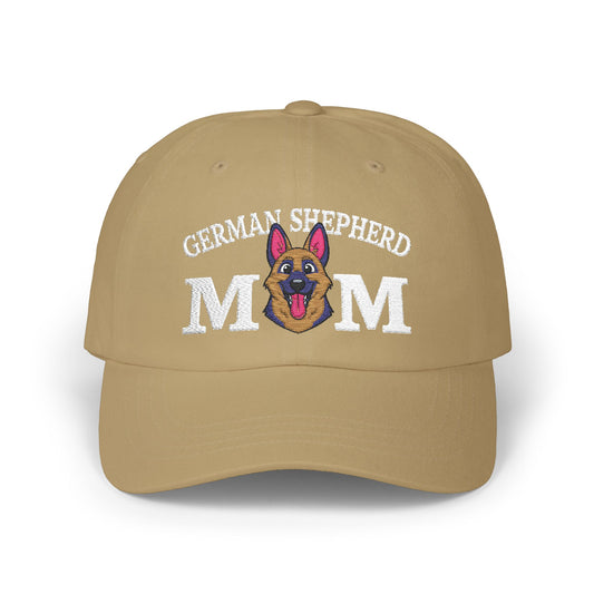 German Shepherd Embroidered Mom Classic Dad Cap - Perfect Gift for Dog Lovers
