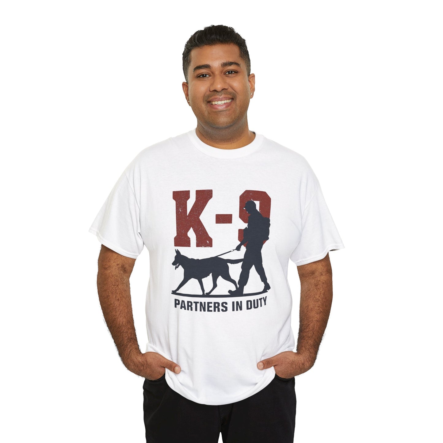K-9 Partners in Duty Tee, Dog Handler T-Shirt, Dog Lover Tee, Police Dog Apparel, Dog Owner T-Shirt