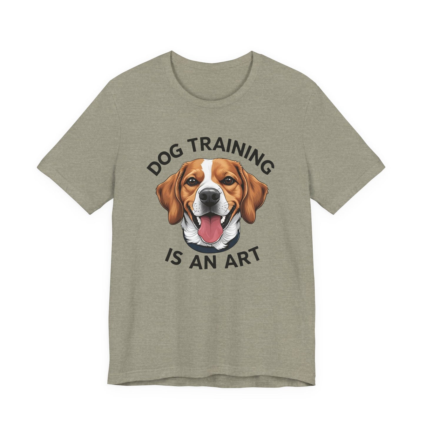 Dog Training is An Art Tee - Unisex Jersey Short Sleeve, Gift for Dog Lovers, Training T-Shirt, Dog Owner Apparel, Cute Canine Shirt