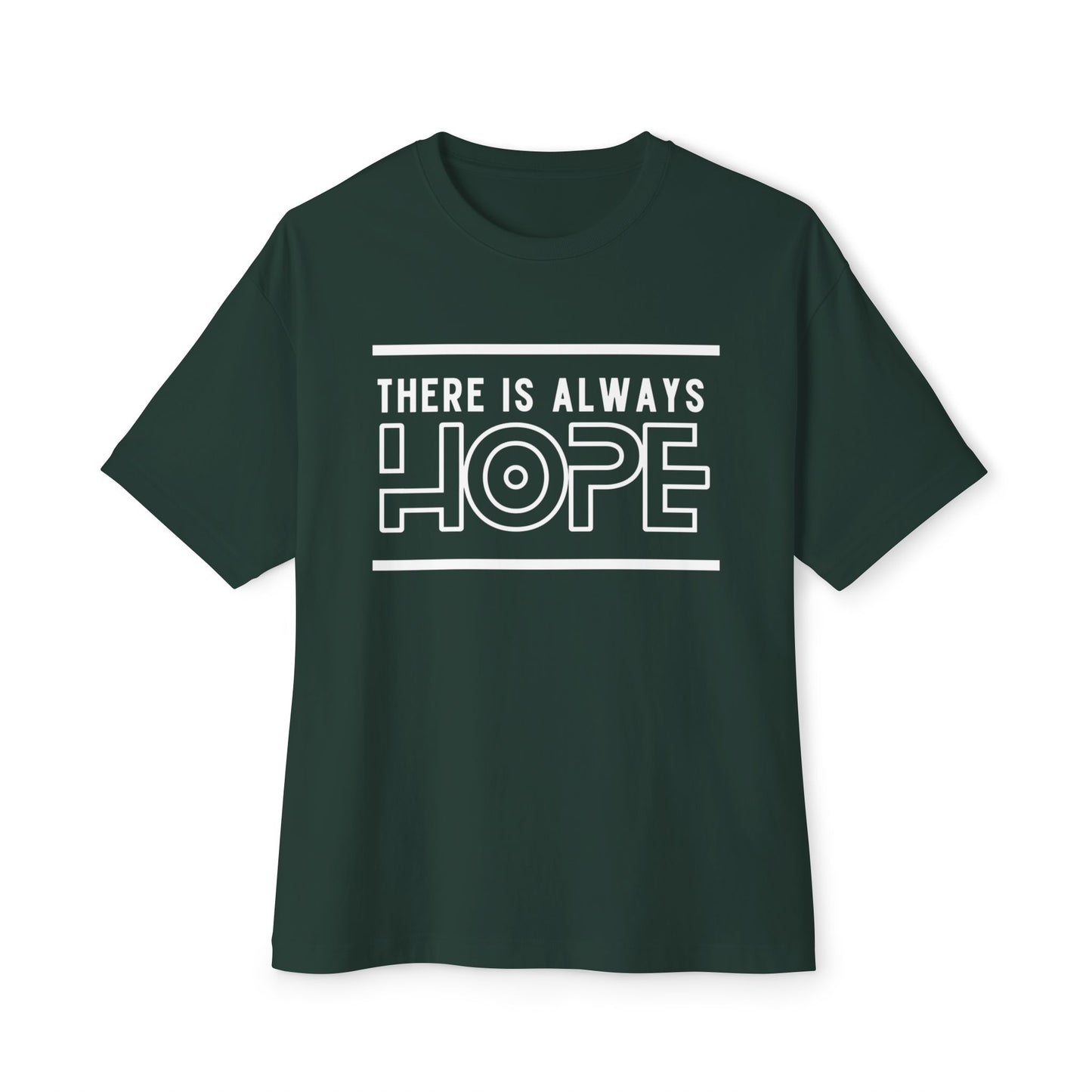 Unisex Oversized Hope Tee, Casual T-Shirt for Men and Women, Inspirational Graphic Tee, Gift for Friends, Motivational Wear