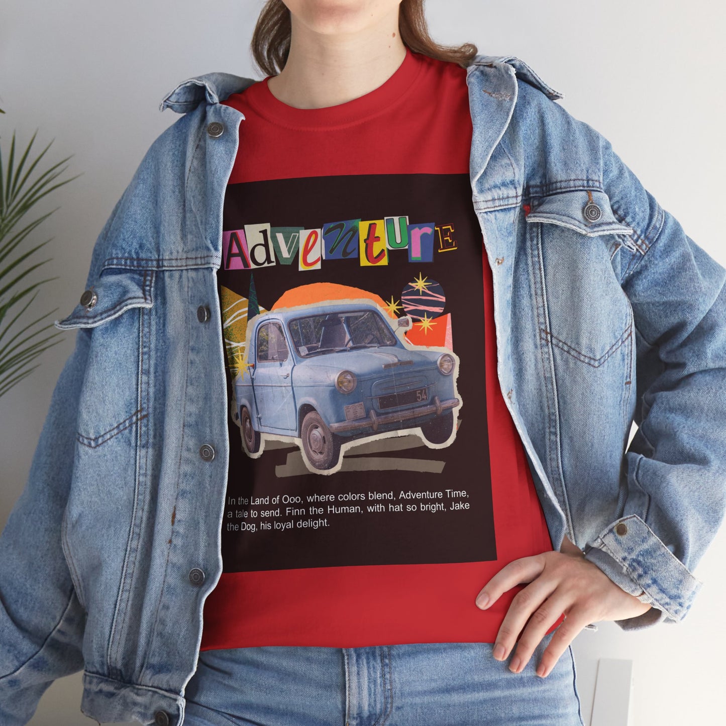 Adventure-Themed Unisex Cotton Tee, Retro Car Graphic Tee, Travel T-Shirt, Gift for Adventurers, Vintage Exploration Top
