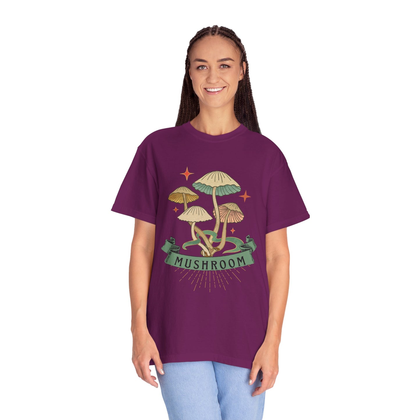 Mushroom Magic T-Shirt, Nature Lover Gift, Unisex Tee, Eco-Friendly Clothing, Summer Style, Festival Outfit