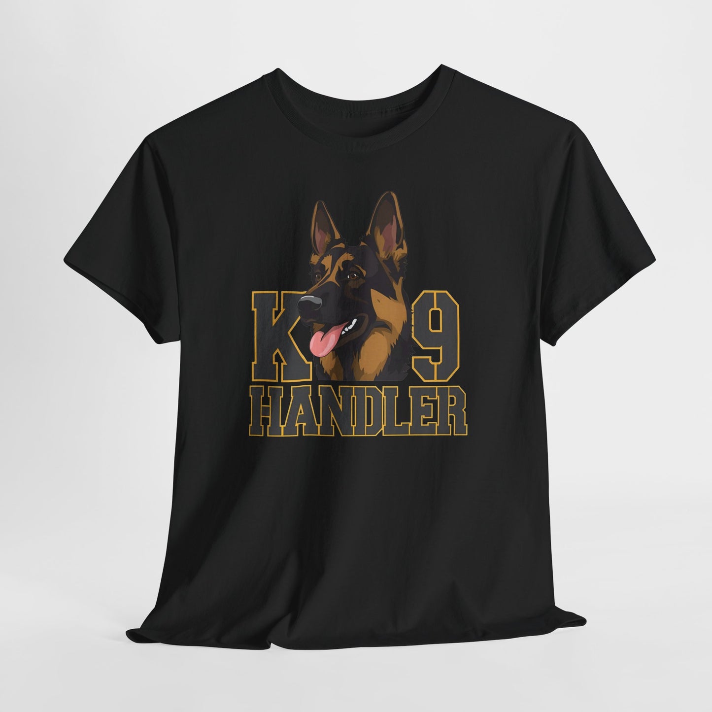 German Shepherd K9 Handler Tee, Perfect for Dog Lovers, Gift for Pet Owners, Unisex Cotton T-Shirt
