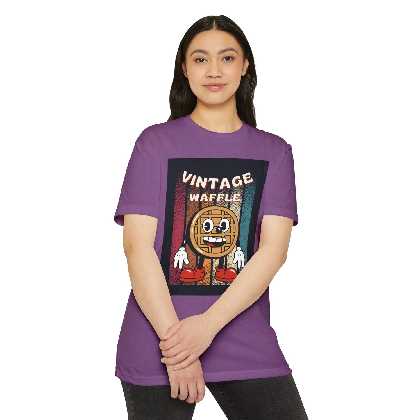 Vintage Waffle Unisex T-Shirt, Fun Retro Tee, Foodie Apparel, Perfect Gift for Breakfast Lovers, Casual Everyday Wear, Unique Graphic Shirt