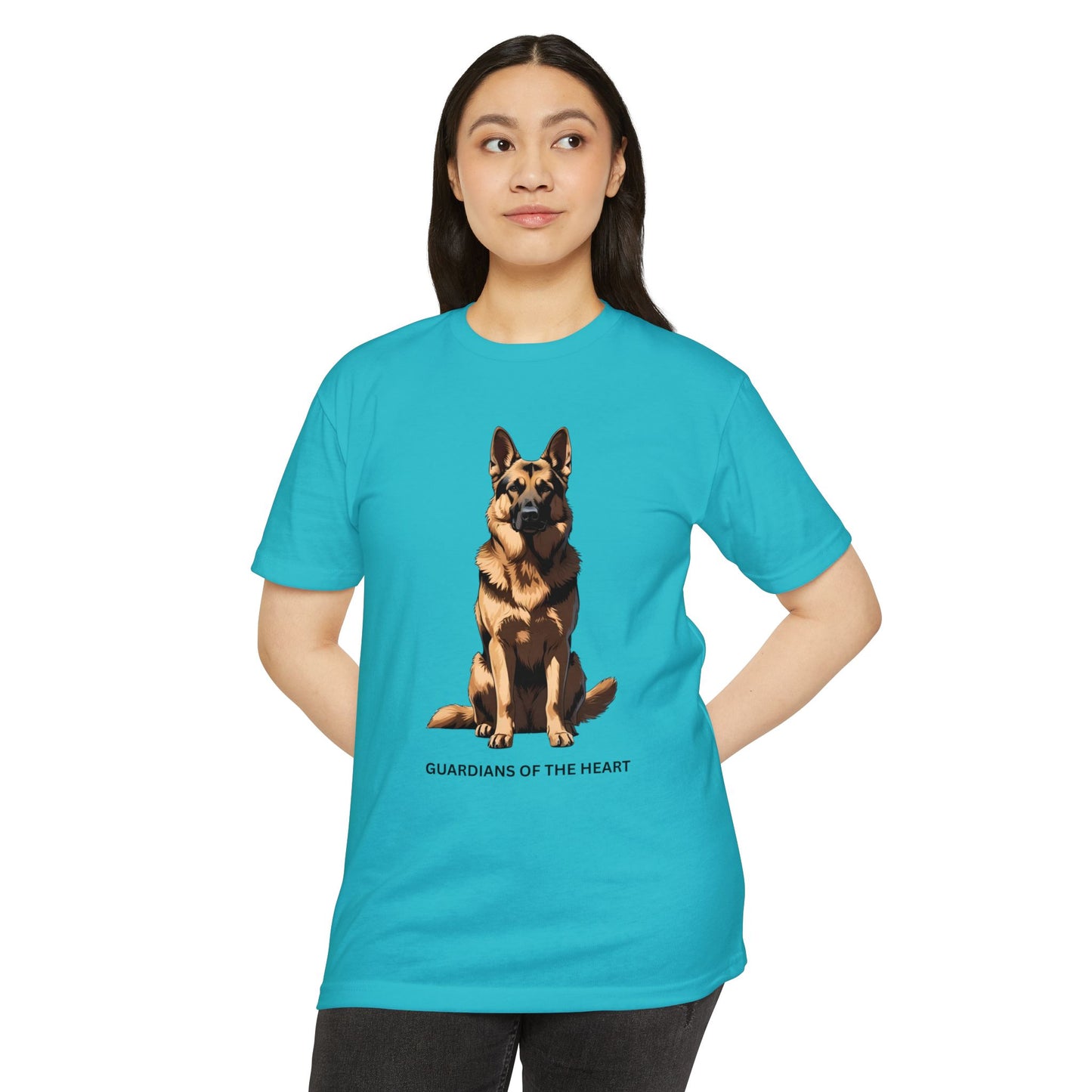 Guardians of the Heart German Shepherd T-Shirt, Unisex Dog Lover Tee, Gift for Pet Lovers, Casual Everyday Wear