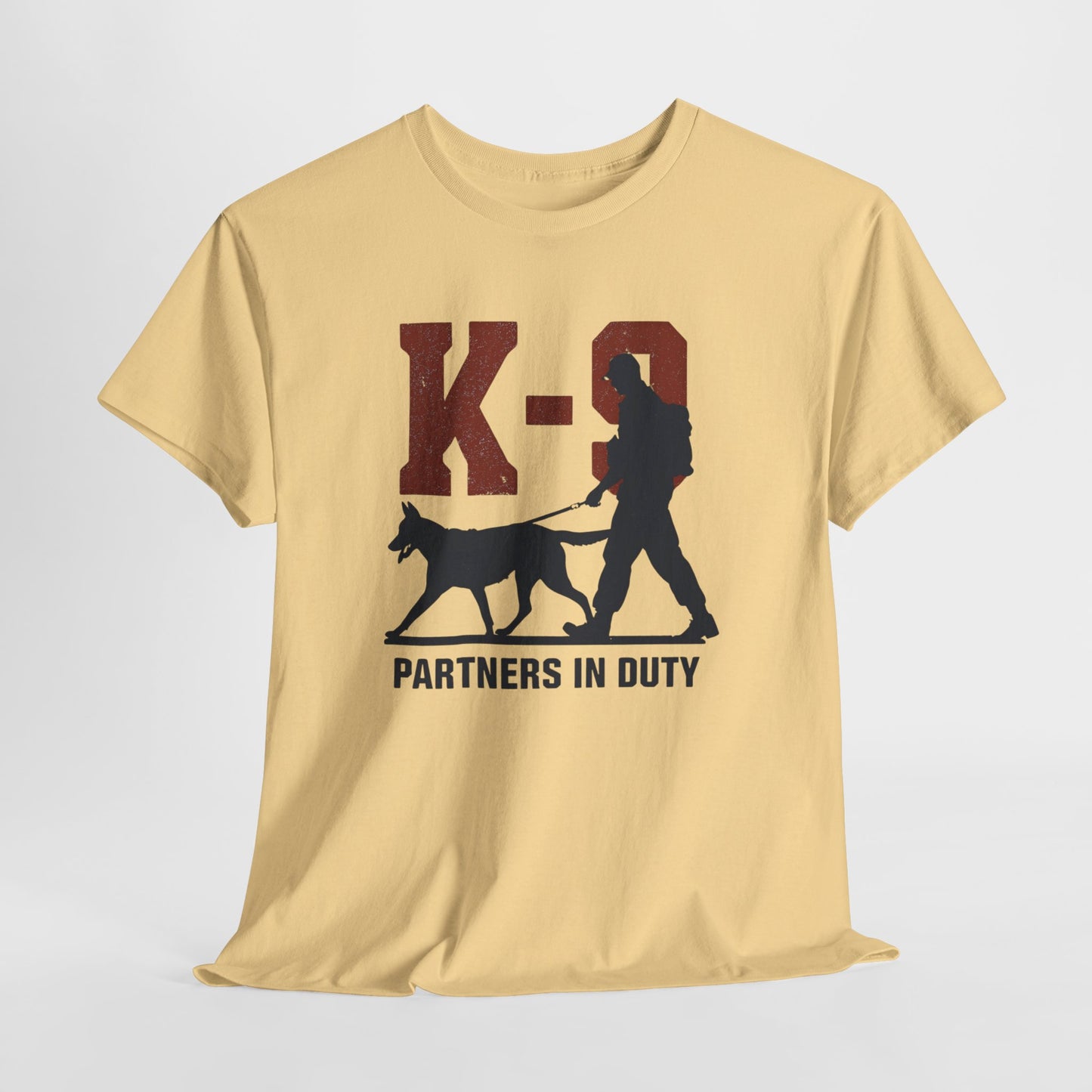 K-9 Partners in Duty Tee, Dog Handler T-Shirt, Dog Lover Tee, Police Dog Apparel, Dog Owner T-Shirt