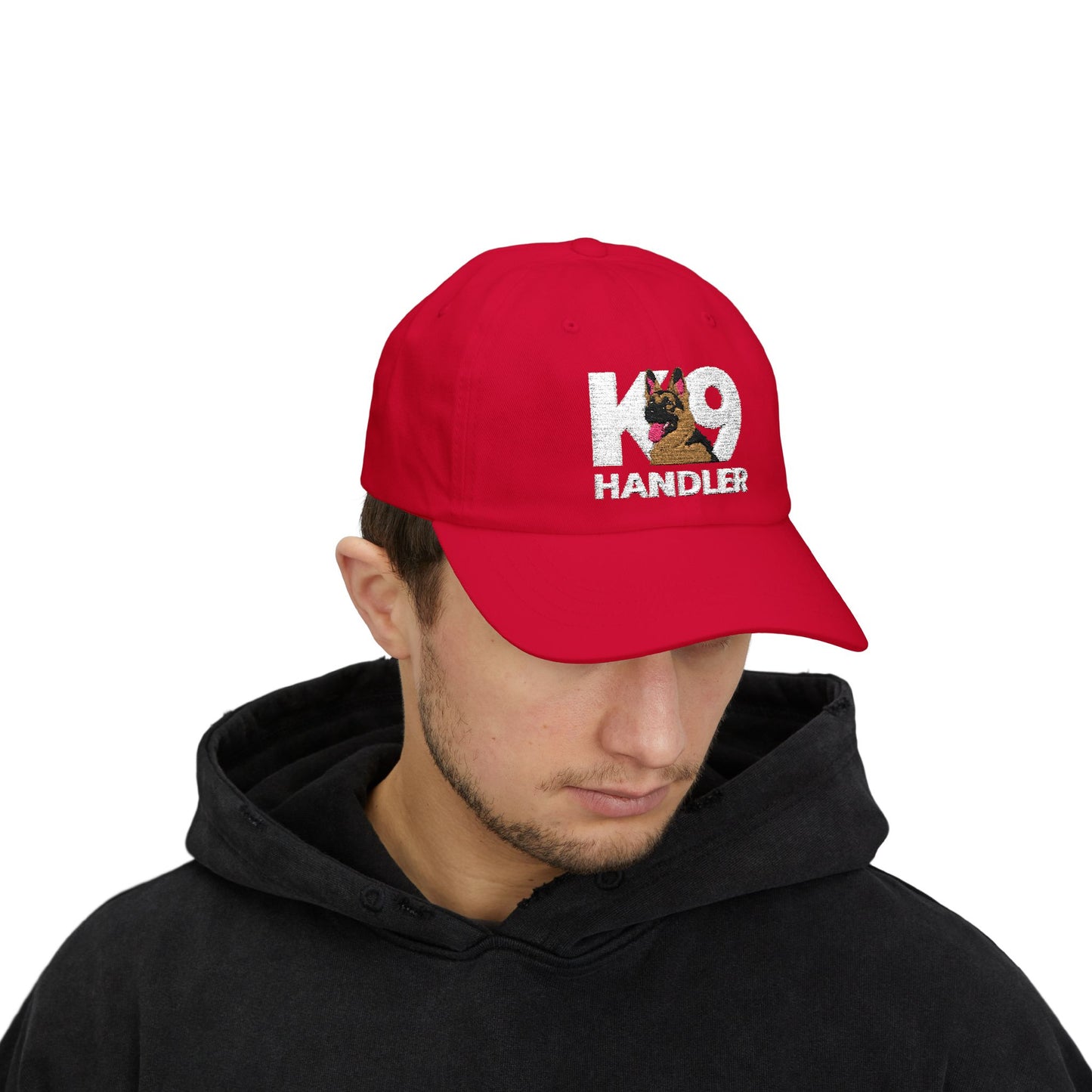 Embroidered K9 Handler Hat, German Shepherd Stylish Cap for Dog Trainers, Outdoor Activities