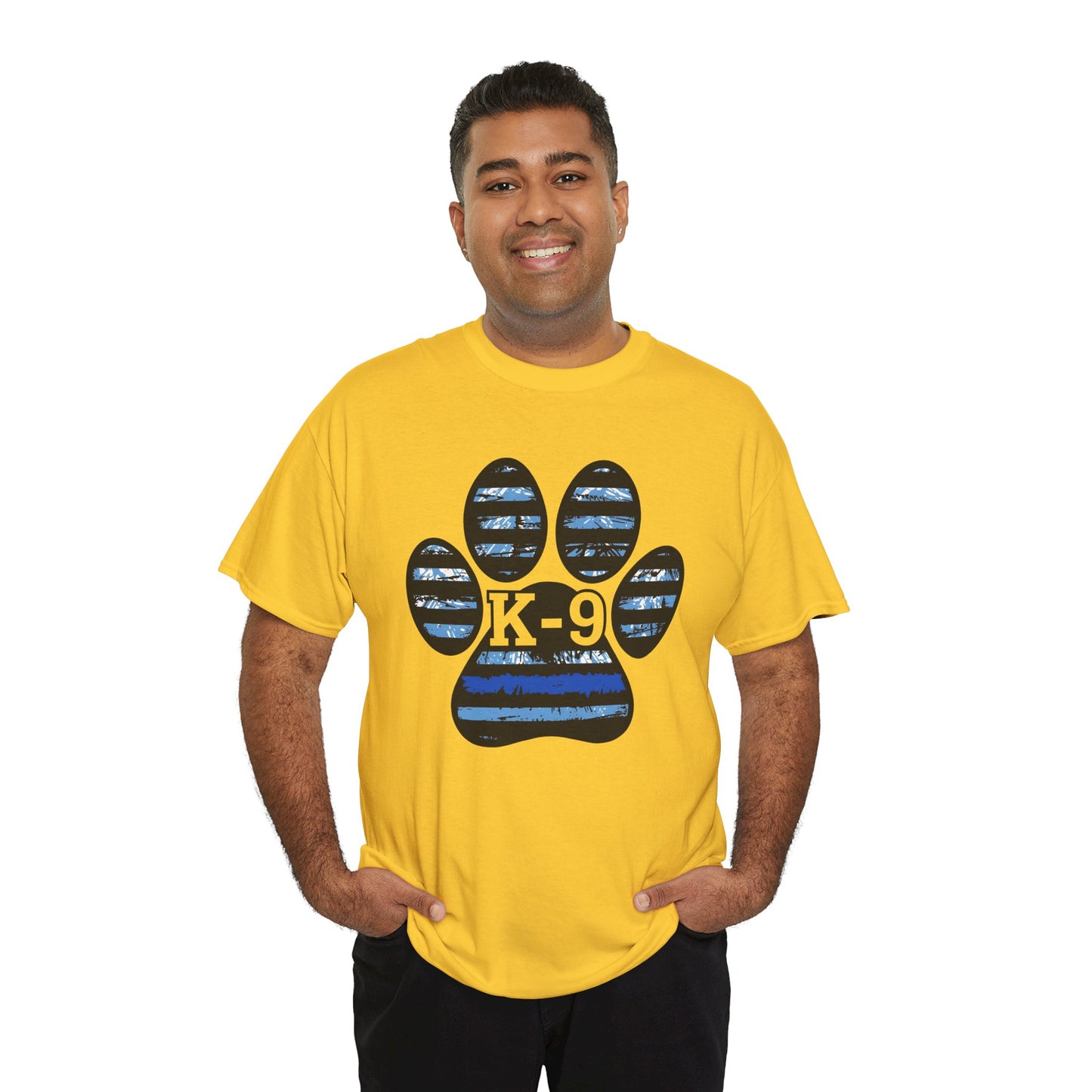 K-9 Paw Print Tee – Unisex Cotton Tee for Dog Lovers, Pet Owners, Animal Rescue Supporters