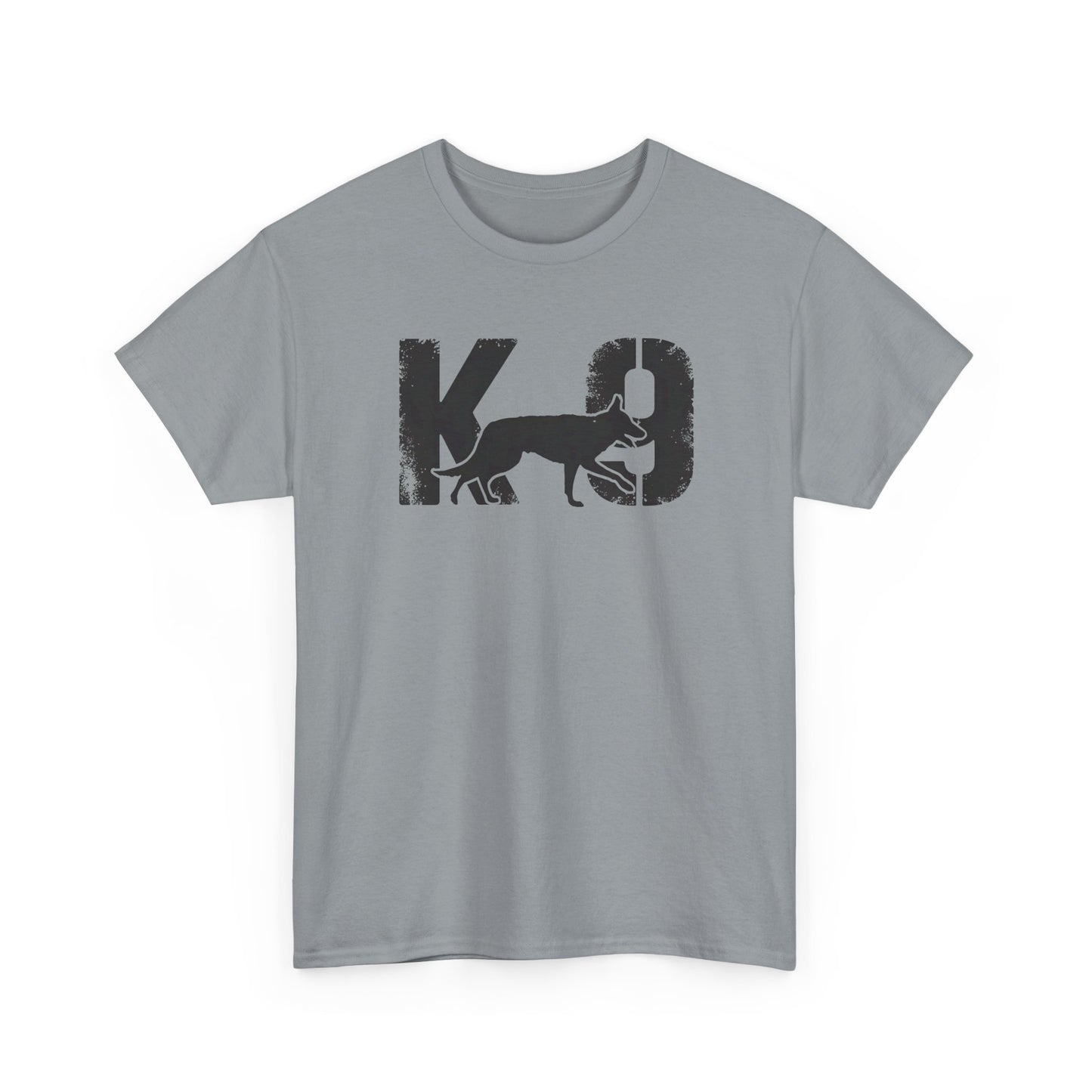 K-9 Dog Lover's Unisex Heavy Cotton Tee | T-Shirt for K-9 Handler | Dog Between K and 9 Design