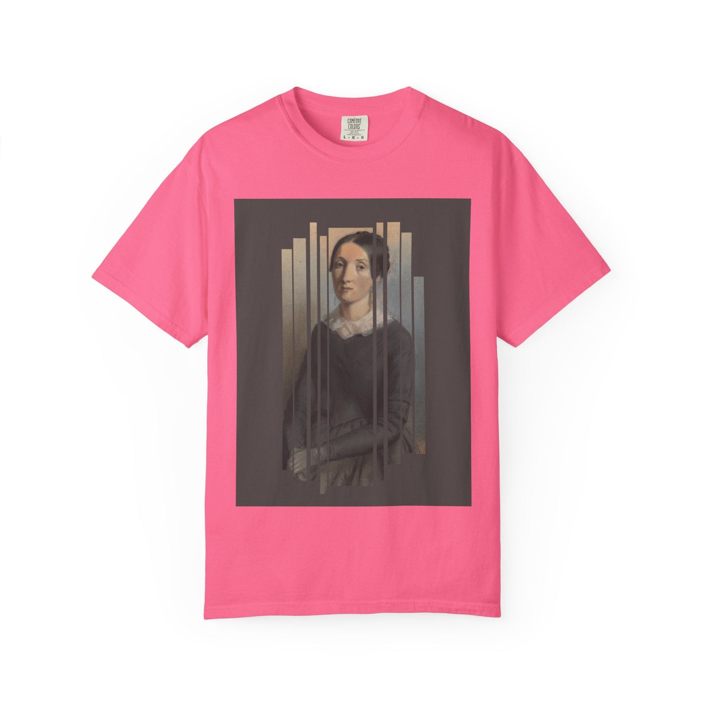 Vintage Aesthetic Art Tee, Unisex Garment-Dyed T-shirt with Artistic Design, Casual Wear, Gift for Art Lovers, Trendy Graphic Shirt