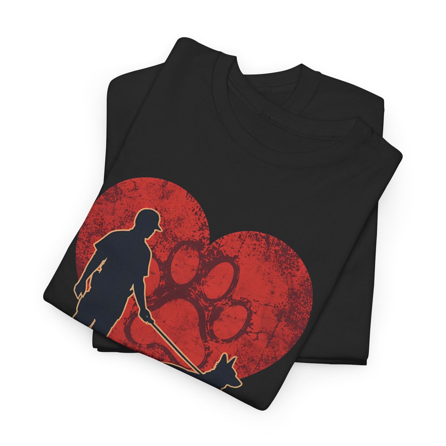 K-9 Handler Heart Tee - Loyalty & Duty, Dog Lover Gift, Pet Owner Apparel