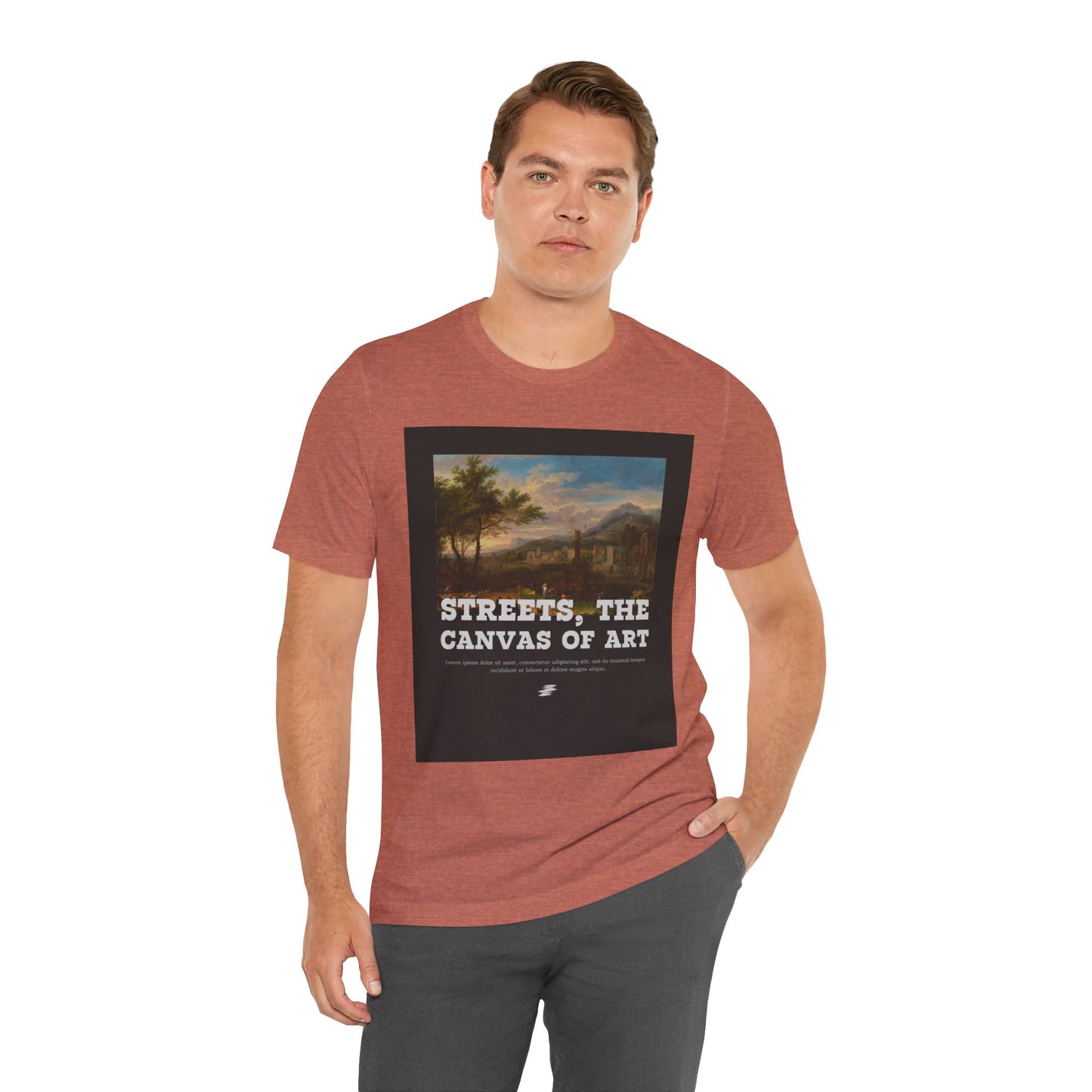Artistic Graphic Tee - Streets, the Canvas of Art | Unisex Short Sleeve Shirt, Gift for Artists, Art Lovers, Casual Wear, Unique Gifts