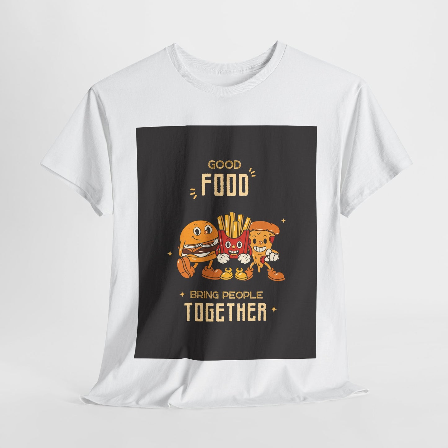 Good Food Unisex Tee | Fun Foodie Shirt, Gift for Food Lovers, Casual Wear, Kitchen Humor, BBQ Party