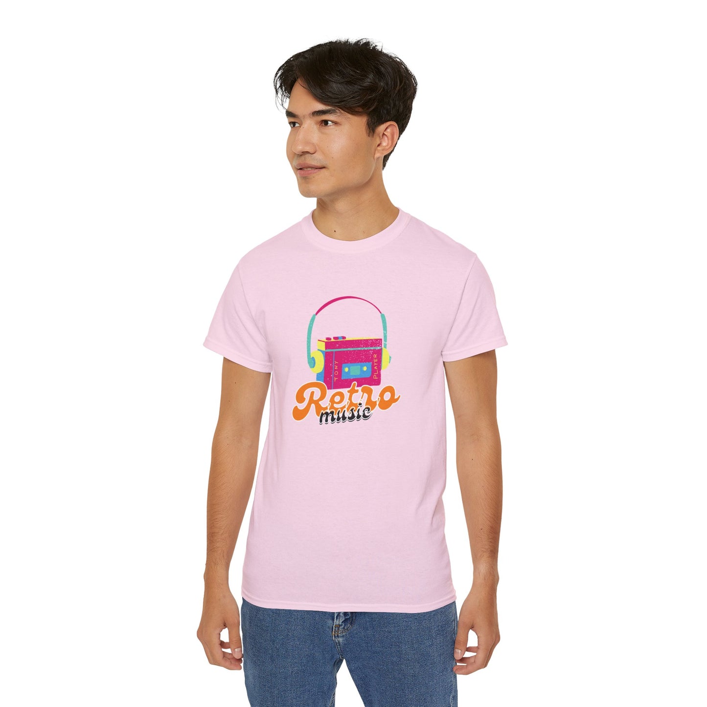 Retro Music Unisex Tee, Vintage Style Shirt, 80s Music Lover Gift, Casual Wear, Festival Outfit, Music Party T-Shirt