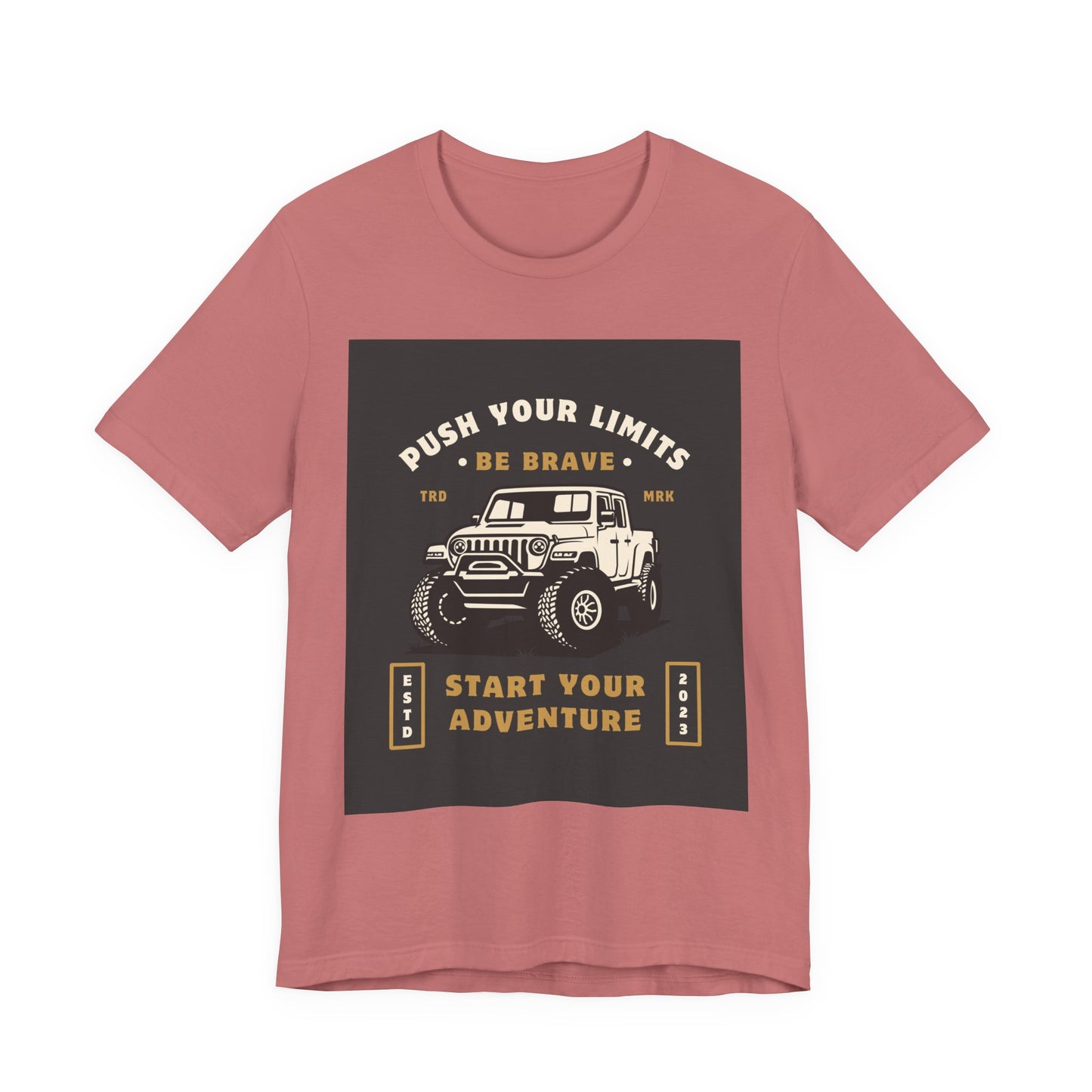 Push Your Limits Adventure-Inspiring Unisex Jersey Tee, Outdoor Shirt, Motivational T-Shirt, Gift for Adventurers, Hiking Apparel, Travel Tee