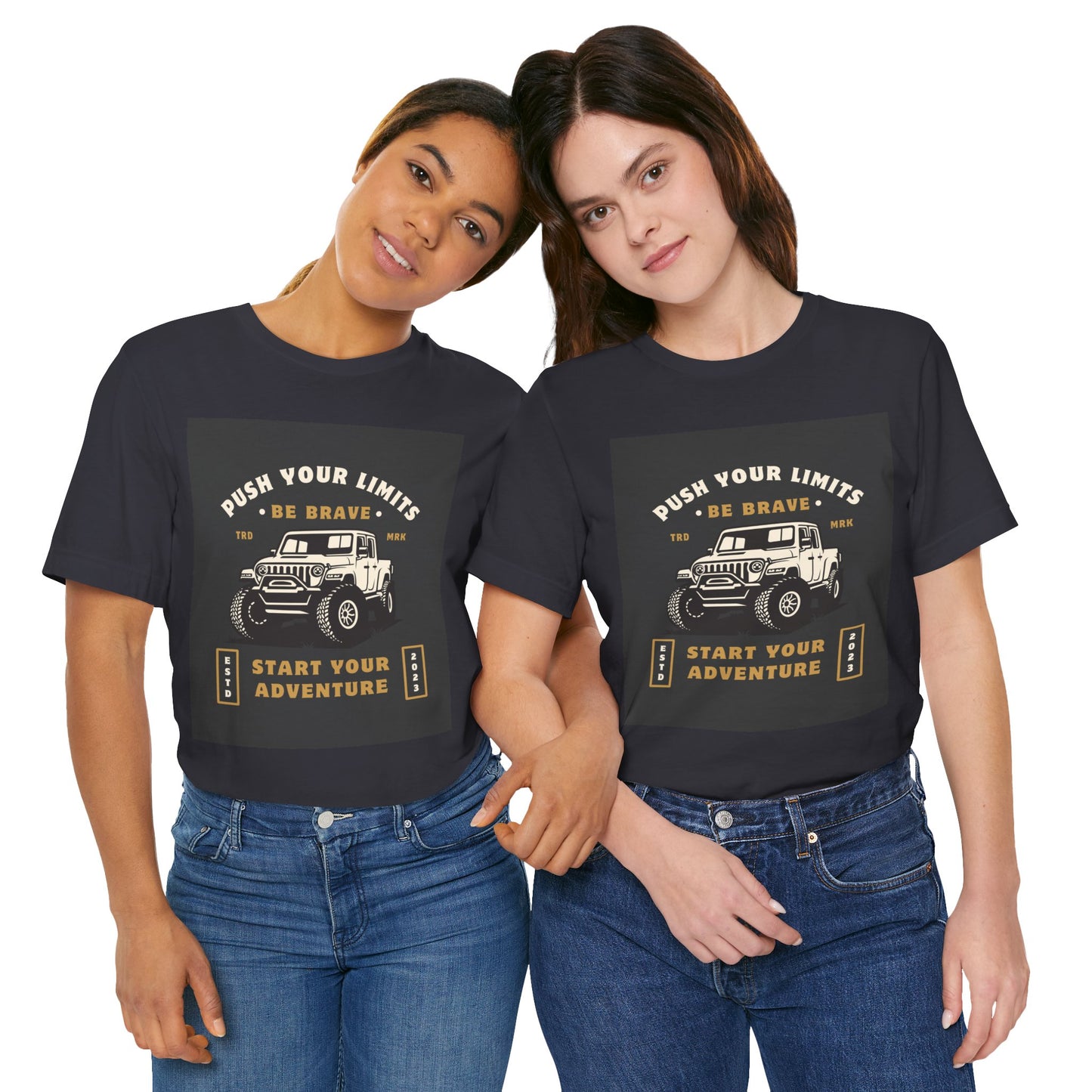 Push Your Limits Adventure-Inspiring Unisex Jersey Tee, Outdoor Shirt, Motivational T-Shirt, Gift for Adventurers, Hiking Apparel, Travel Tee