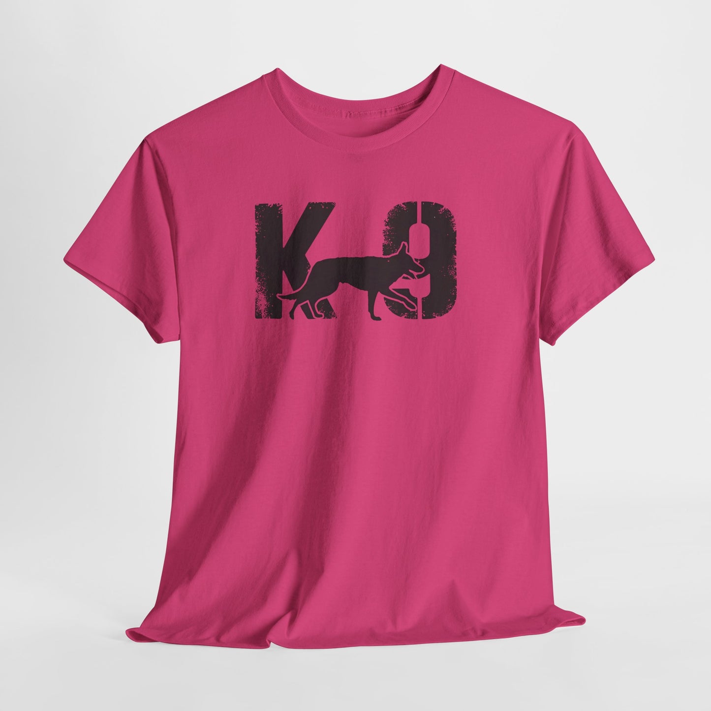 K-9 Dog Lover's Unisex Heavy Cotton Tee | T-Shirt for K-9 Handler | Dog Between K and 9 Design