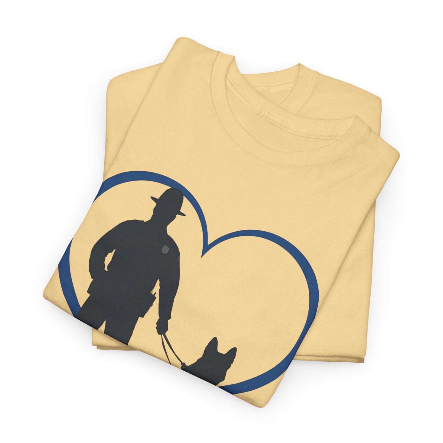 Heartfelt K-9 Unit Tee - Brothers In Duty | Police Officer Gift, Dog Lover Shirt, Law Enforcement Apparel