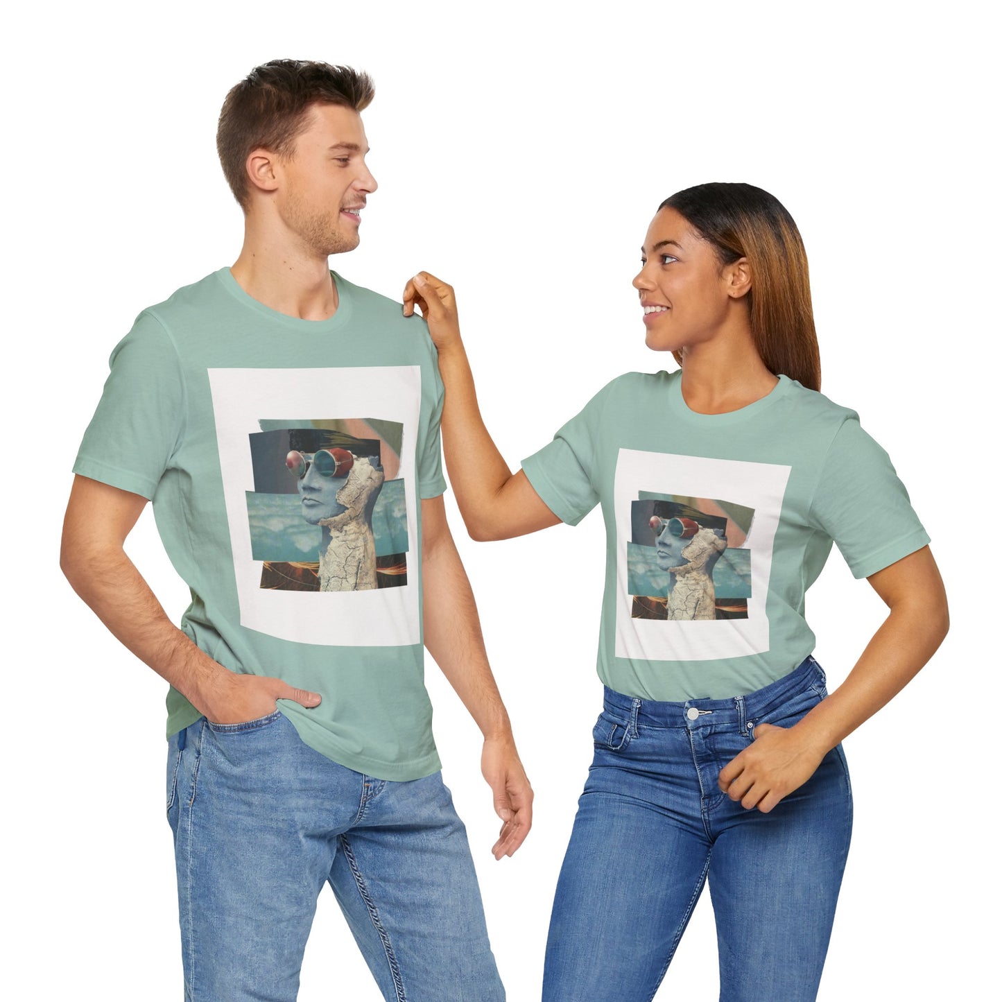 Retro Vibes Unisex Jersey Tee - Cool Graphic Shirt for Everyday Wear, Gift for Friends, Summer Style, Casual Hanging Out