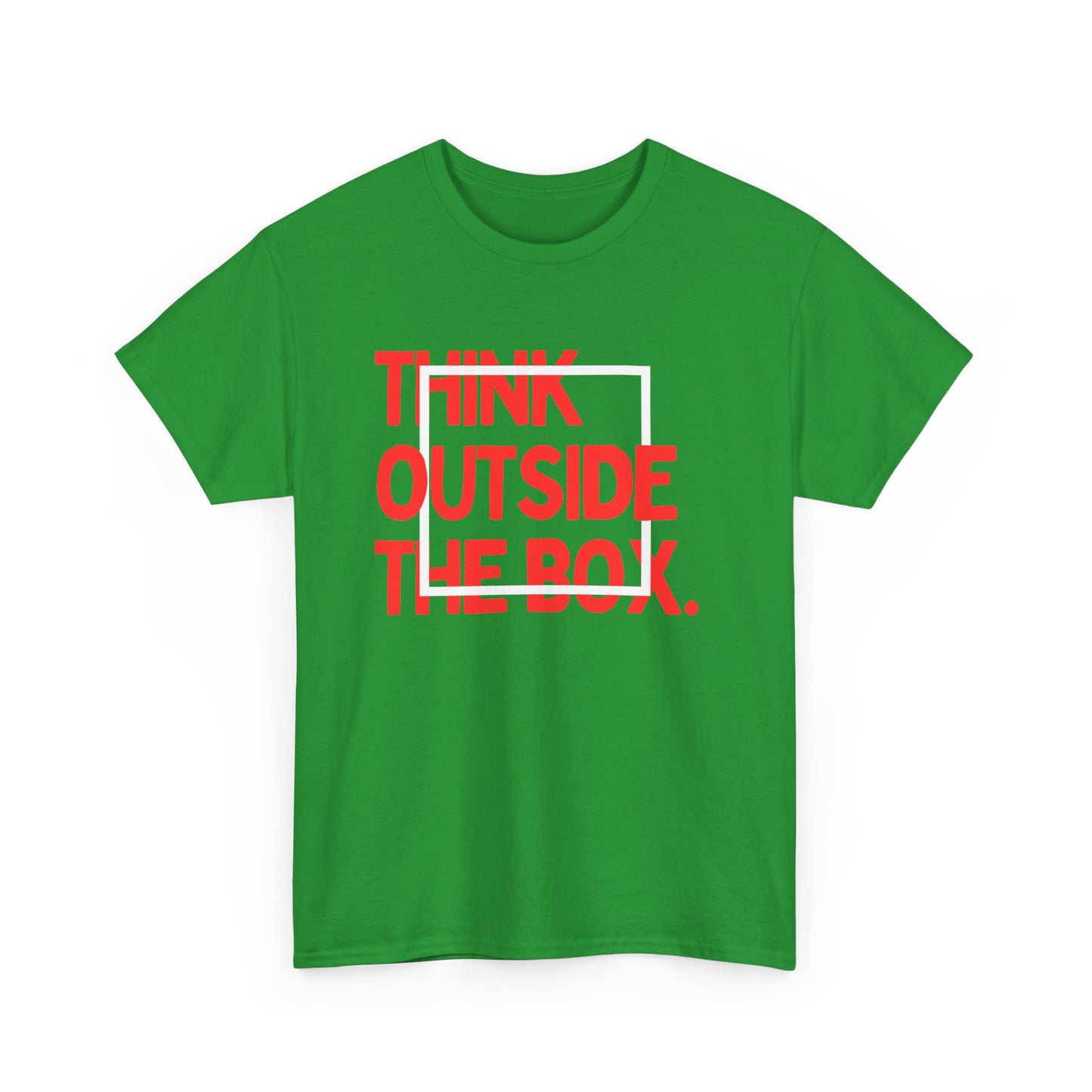 Creative Thinking Unisex Cotton Tee - Thin Out of Box, Inspirational Shirt, Motivational Gifts, Trendy Top for All Occasions, Perfect for Dreamers
