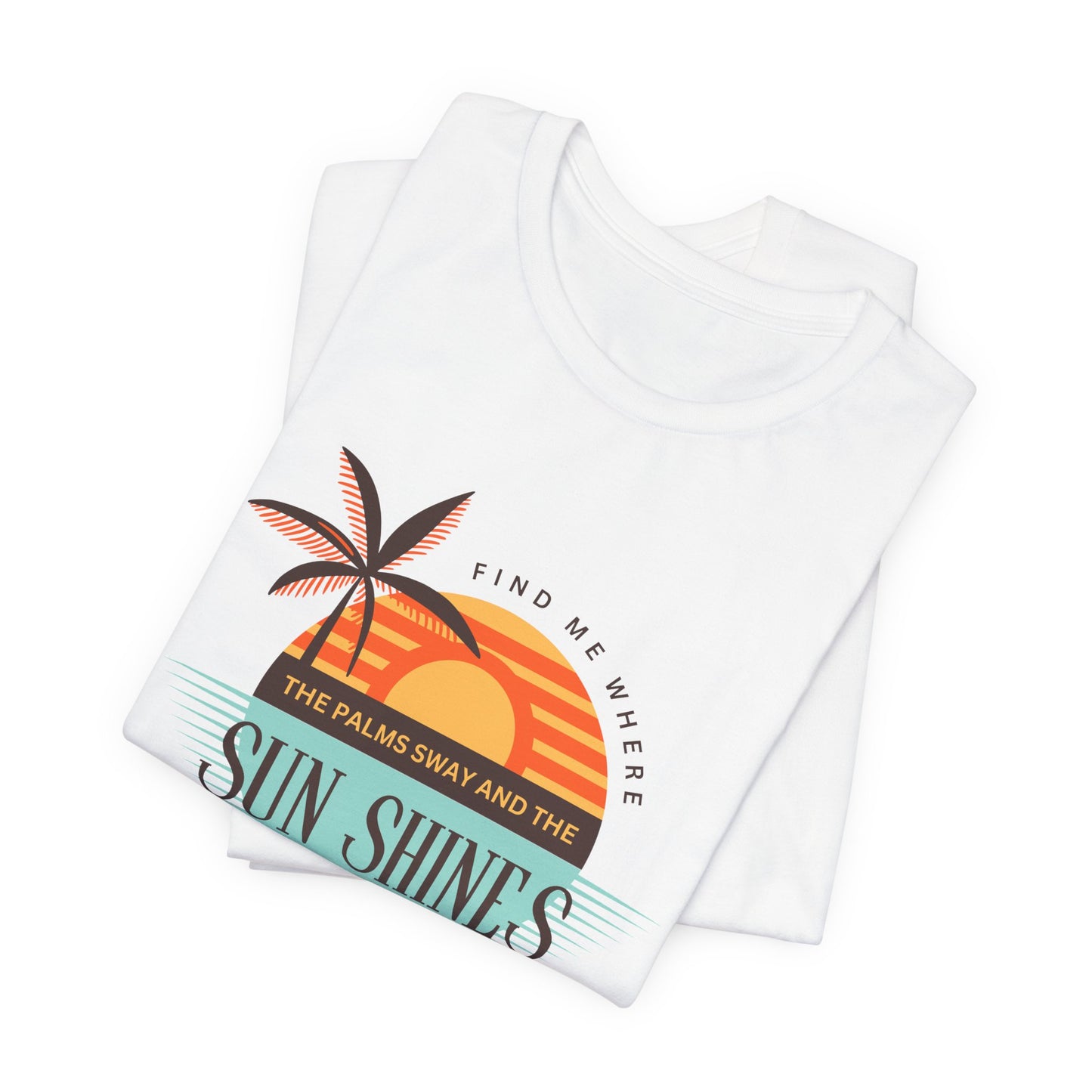 Tropical Vibes Tee - Relaxing Beach Sunset Design for Travelers and Summer Lovers, Perfect Gift for Vacations, Beach Days, and Casual Style